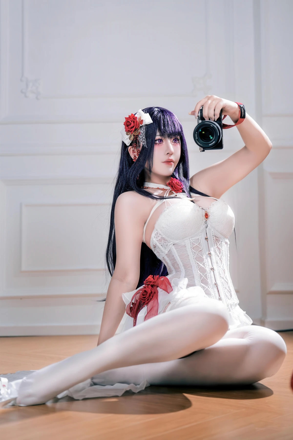 Cosplay 半半子Banbanko – Nikke胜利女神 米哈拉 羁绊锁链 - P58