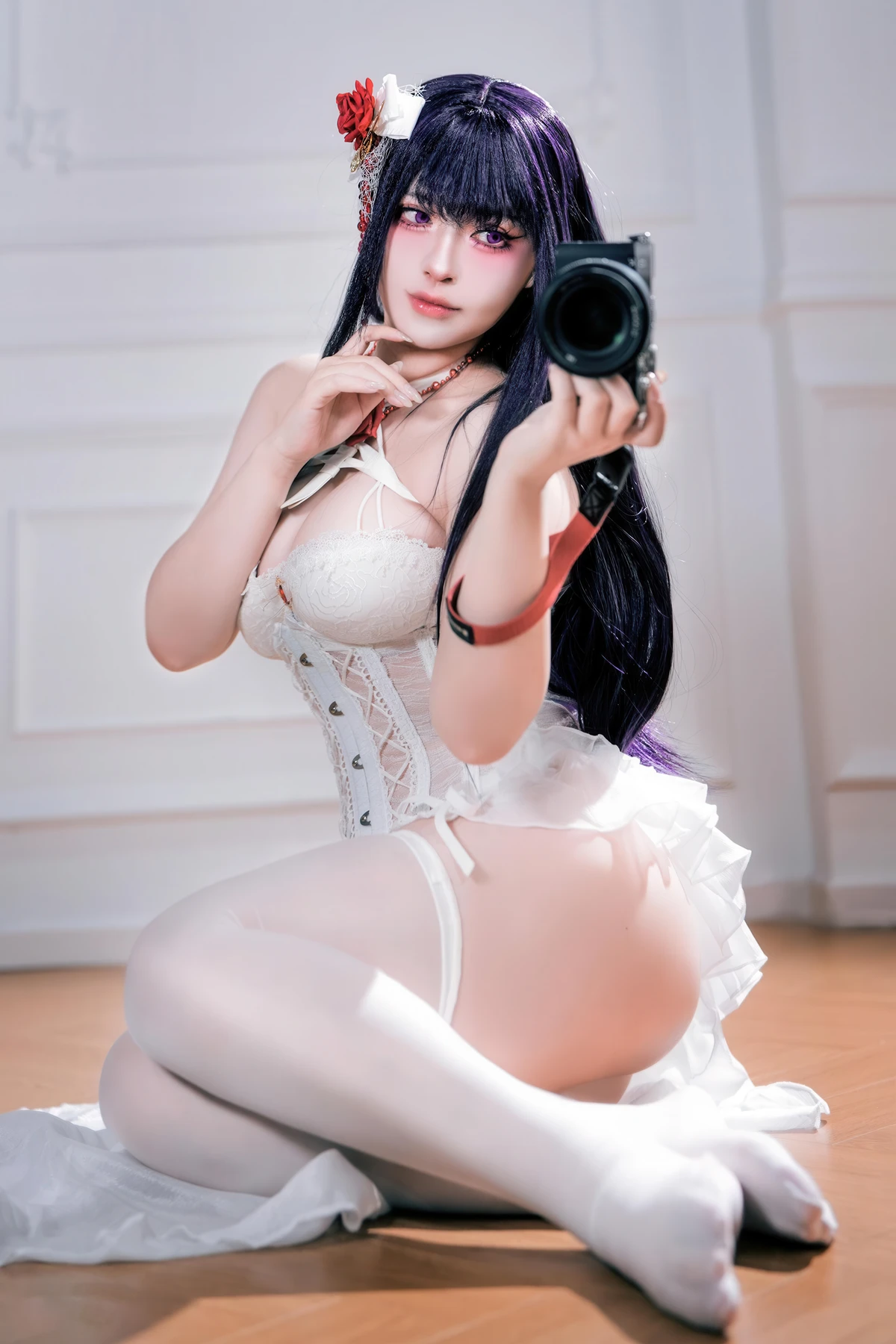 Cosplay 半半子Banbanko – Nikke胜利女神 米哈拉 羁绊锁链 - P59