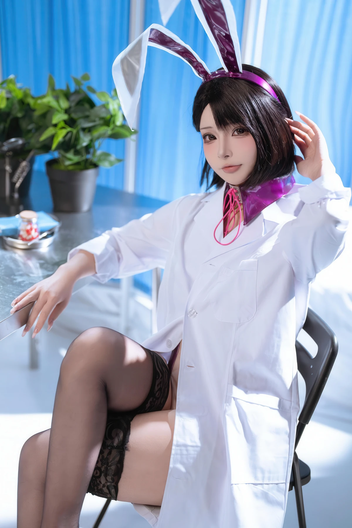 Cosplay Yuuhui玉汇 – 校医室 Set.01 - P3