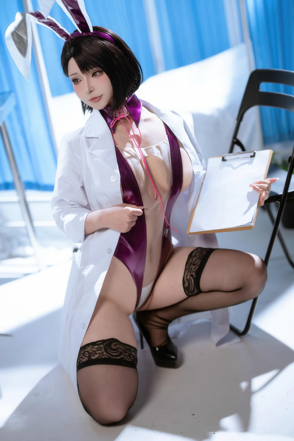 Cosplay Yuuhui玉汇 – 校医室 Set.01 - P41