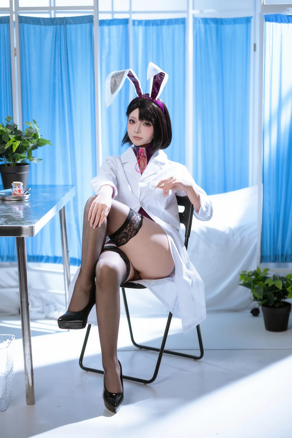 Cosplay Yuuhui玉汇 – 校医室 Set.01 - P7