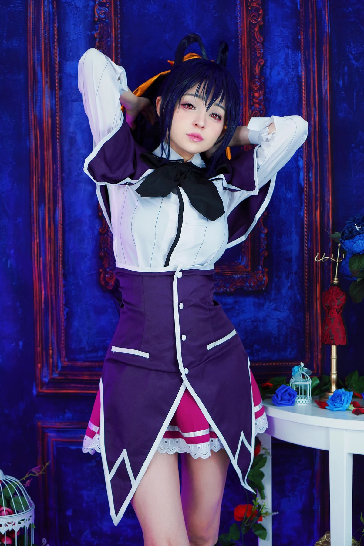 Cosplay Hidori Rose – Akeno Himejima 恶魔高校姬岛朱乃 - P11