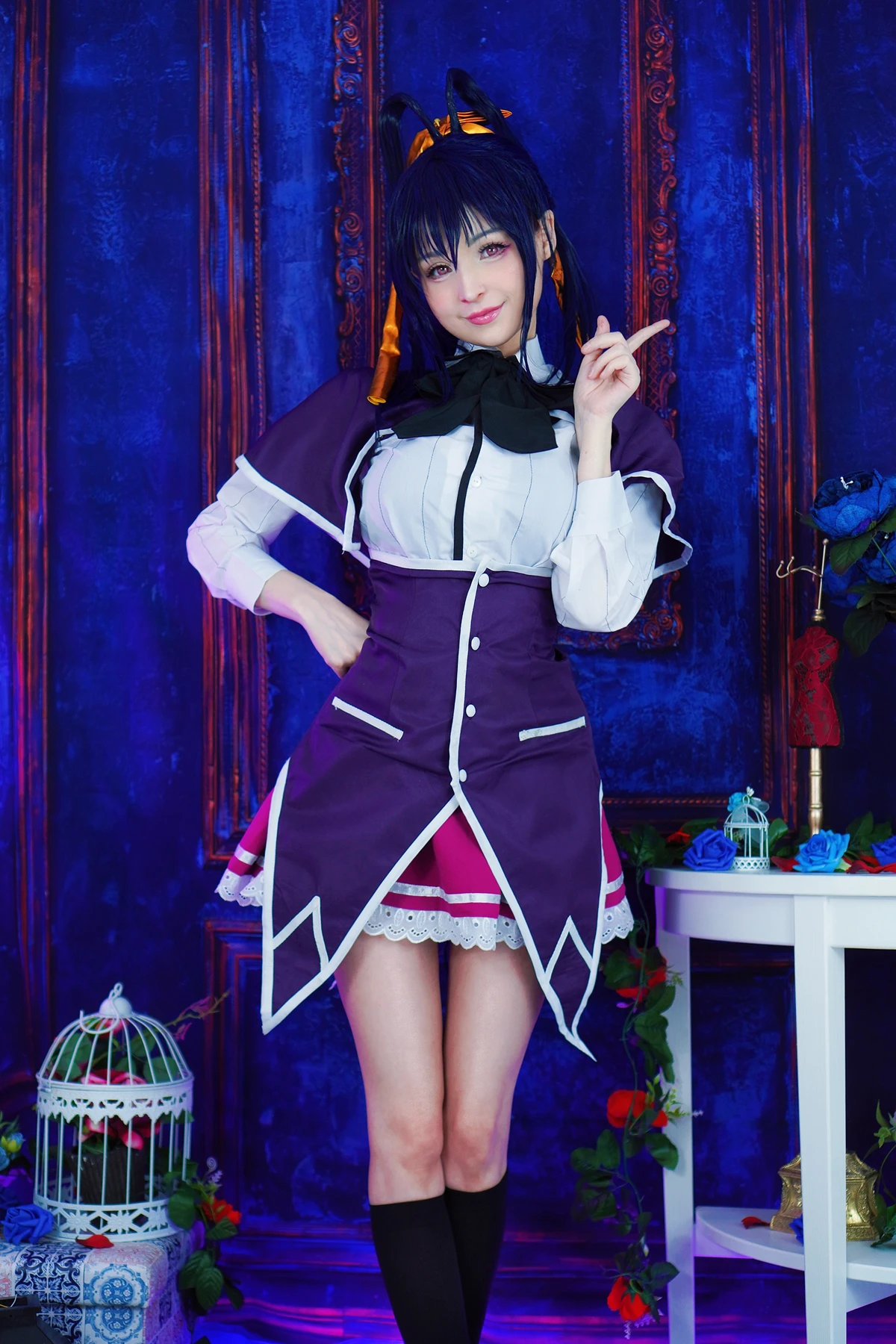 Cosplay Hidori Rose – Akeno Himejima 恶魔高校姬岛朱乃 - P1