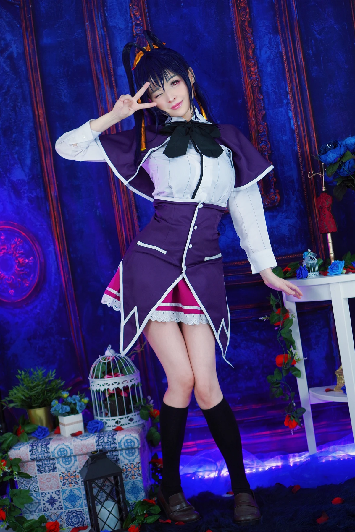 Cosplay Hidori Rose – Akeno Himejima 恶魔高校姬岛朱乃 - P6