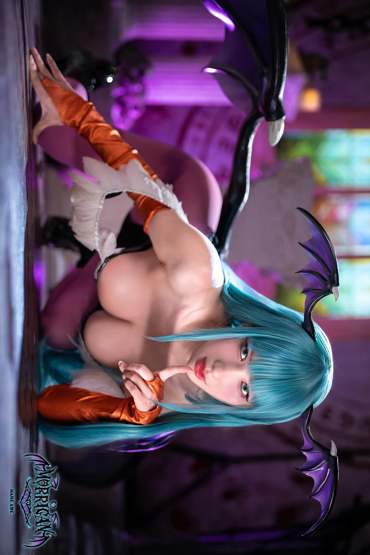 Cosplay HaneAme 雨波 – 恶魔战士 莫莉卡 - P30