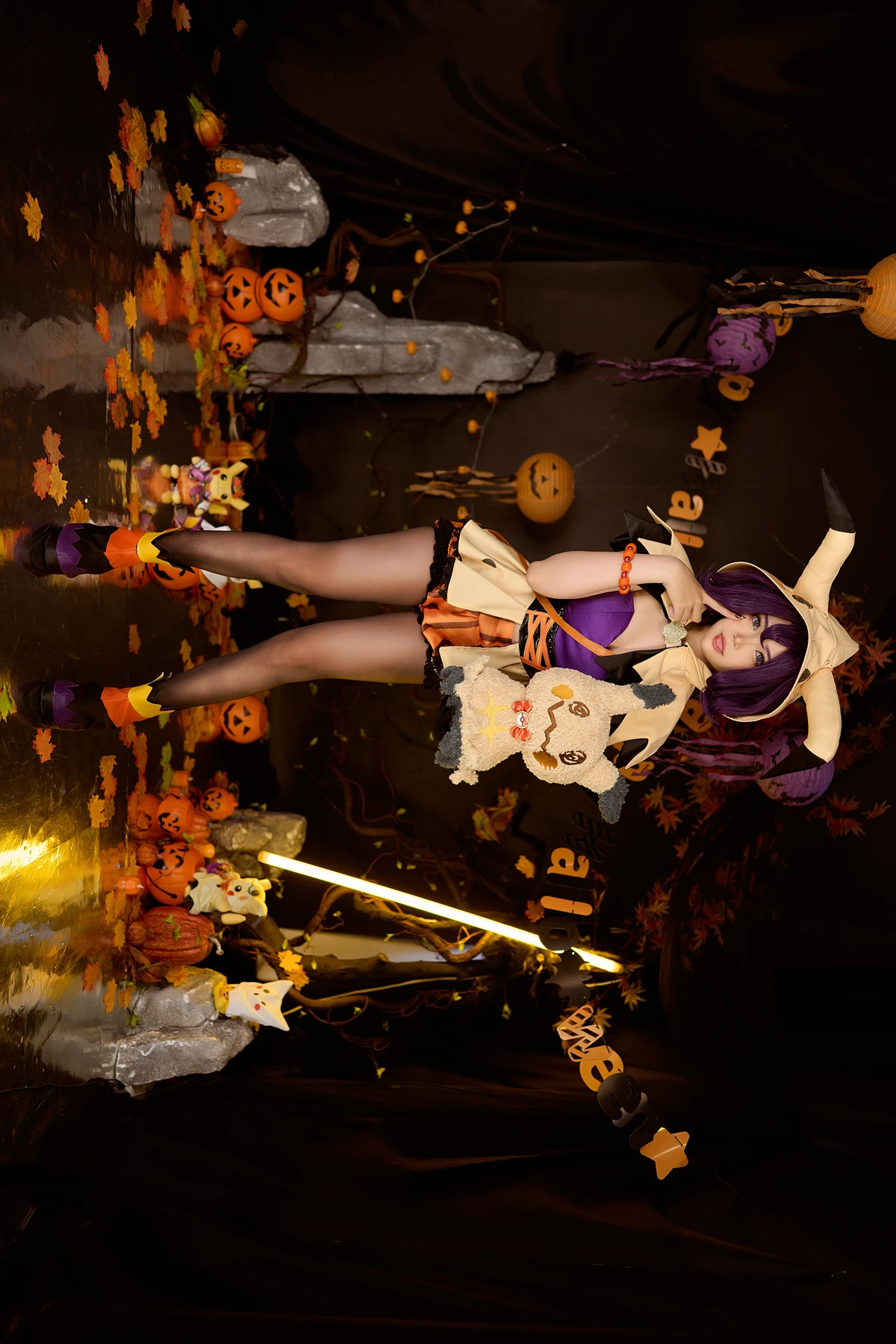 Cosplay ZinieQ – 宝可梦 阿塞萝拉 万圣节 & 塞尔达公主 镂空比基尼 - P24