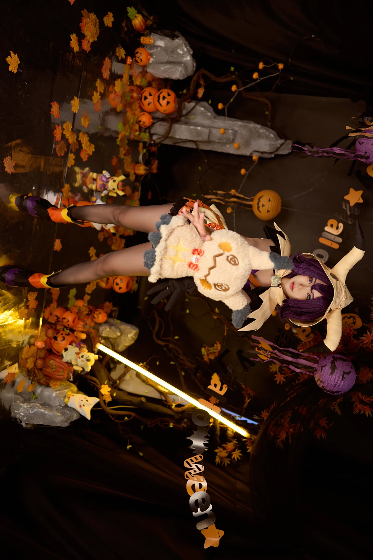 Cosplay ZinieQ – 宝可梦 阿塞萝拉 万圣节 & 塞尔达公主 镂空比基尼 - P28