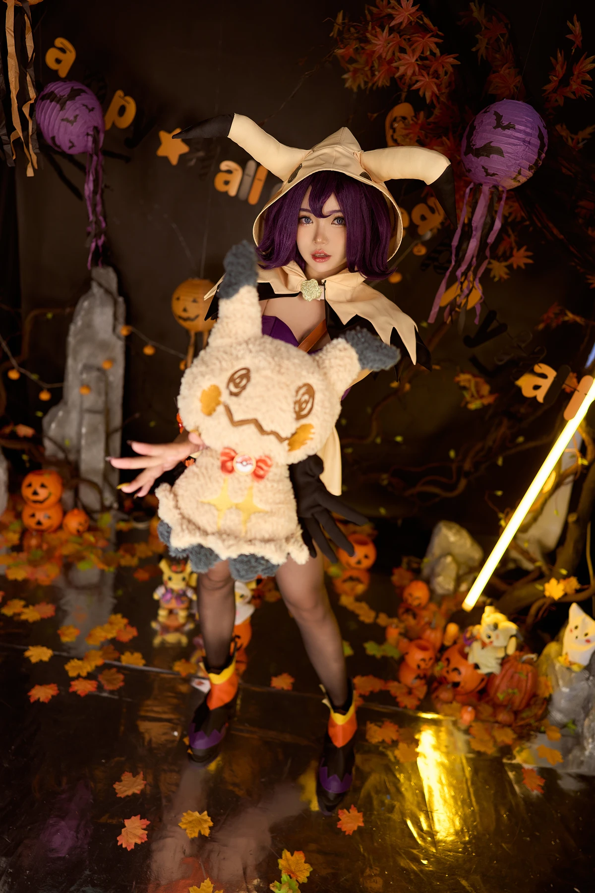 Cosplay ZinieQ – 宝可梦 阿塞萝拉 万圣节 & 塞尔达公主 镂空比基尼 - P29