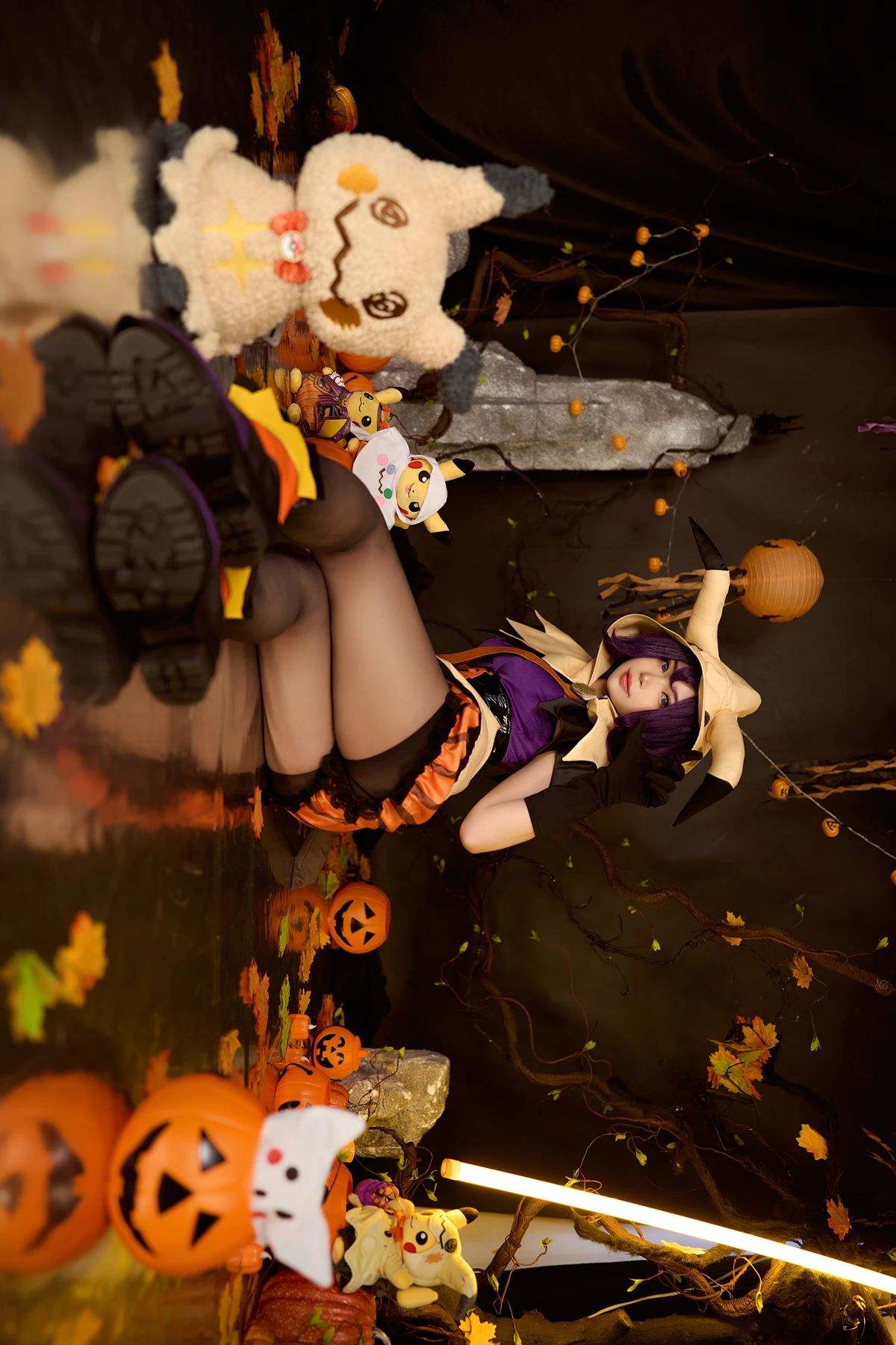 Cosplay ZinieQ – 宝可梦 阿塞萝拉 万圣节 & 塞尔达公主 镂空比基尼 - P32