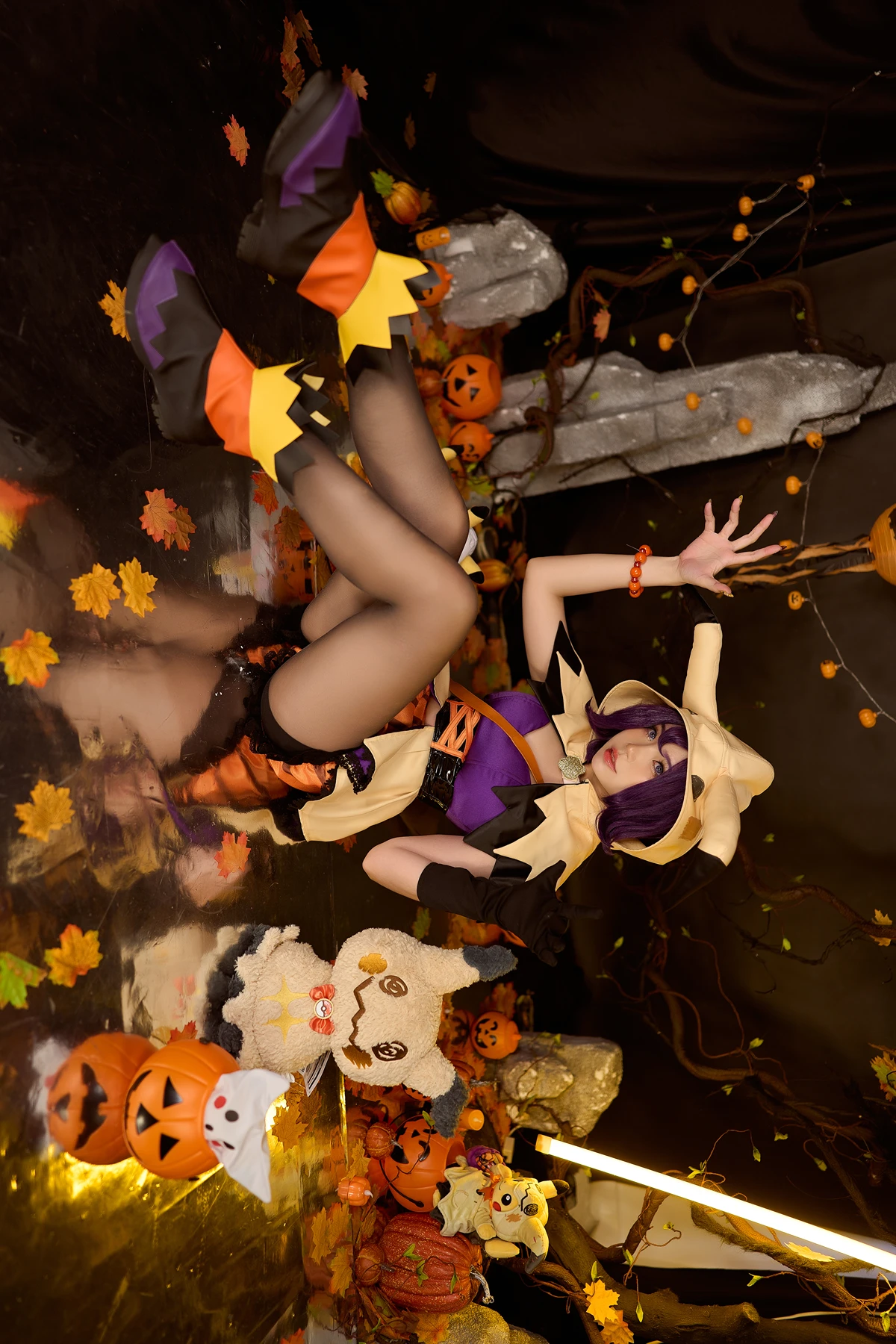Cosplay ZinieQ – 宝可梦 阿塞萝拉 万圣节 & 塞尔达公主 镂空比基尼 - P34
