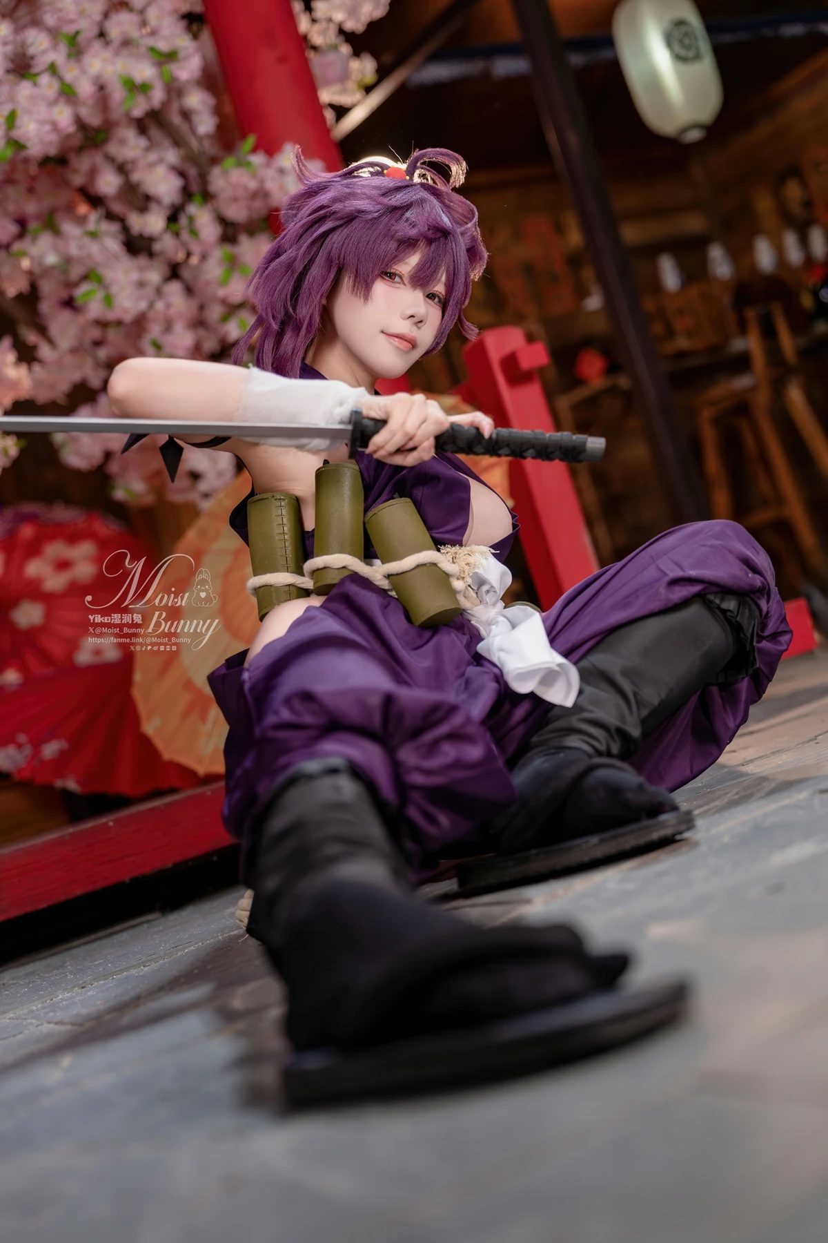 Cosplay 黏黏团子兔 – 地狱乐 杠 - P15