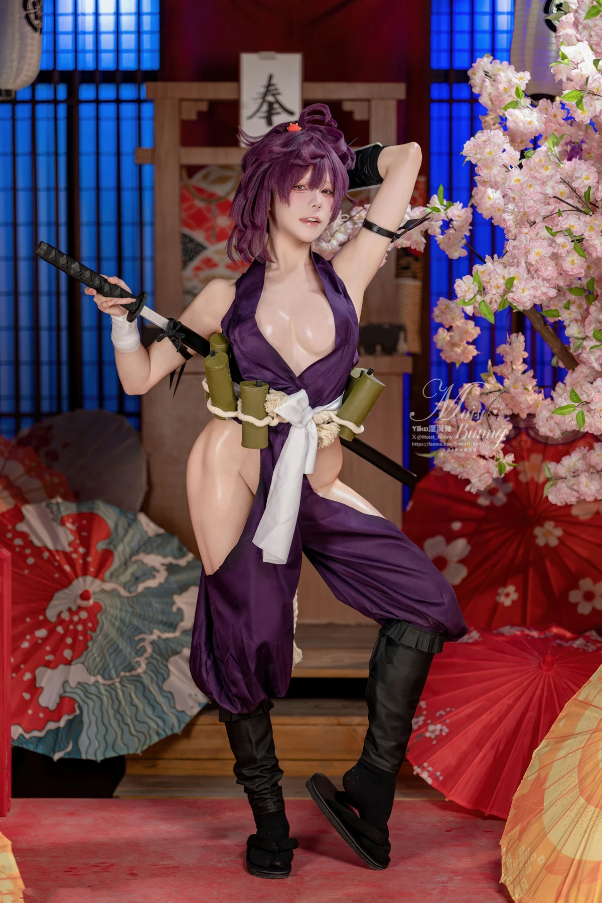 Cosplay 黏黏团子兔 – 地狱乐 杠 - P25