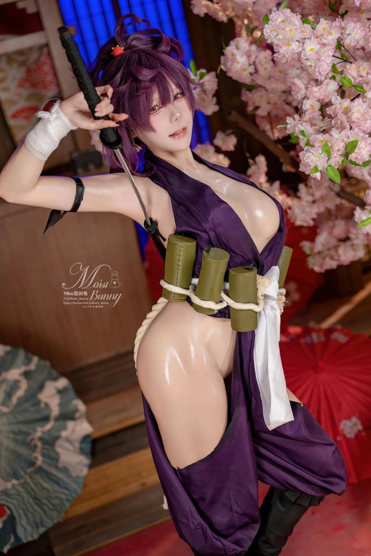 Cosplay 黏黏团子兔 – 地狱乐 杠 - P26