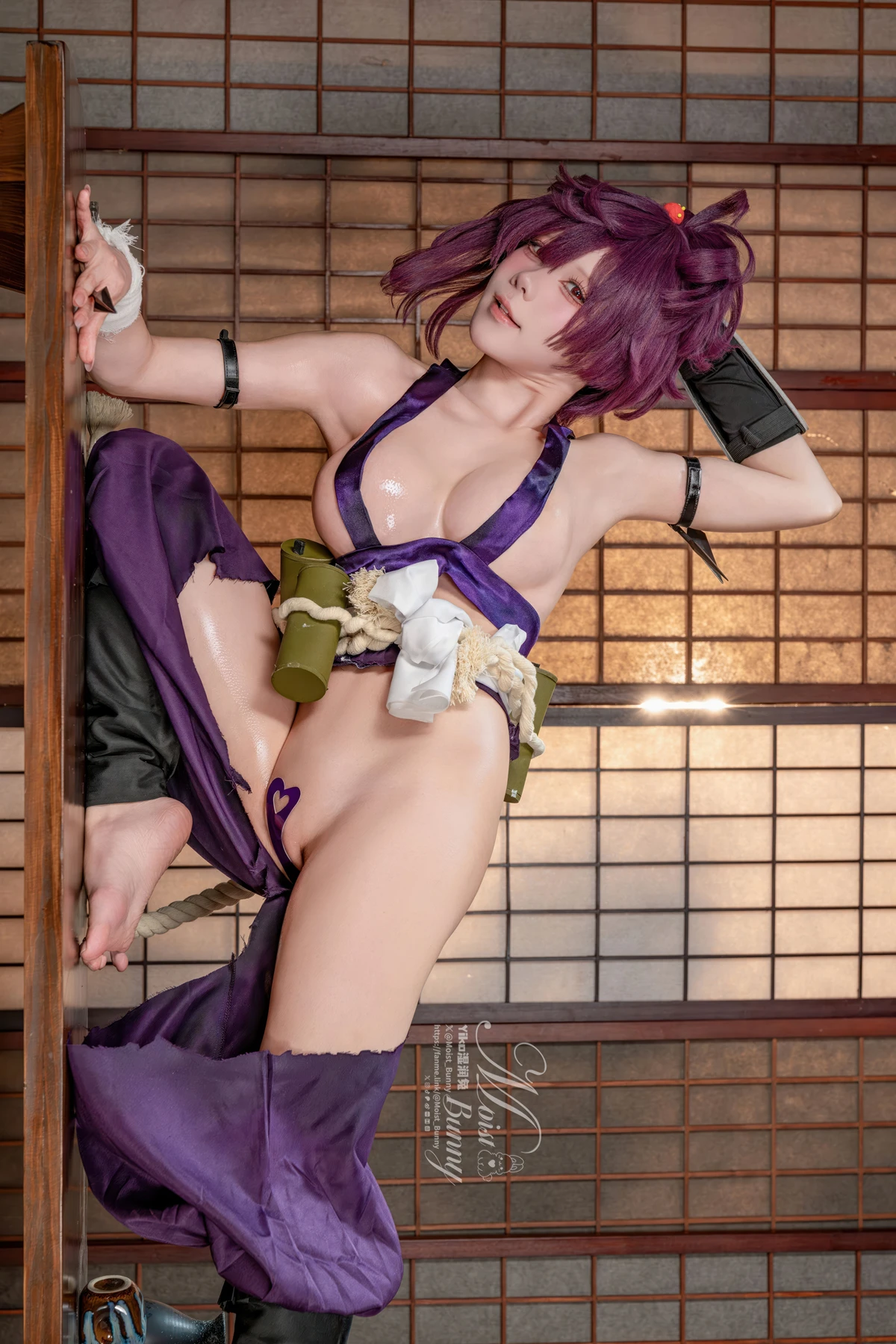 Cosplay 黏黏团子兔 – 地狱乐 杠 - P60