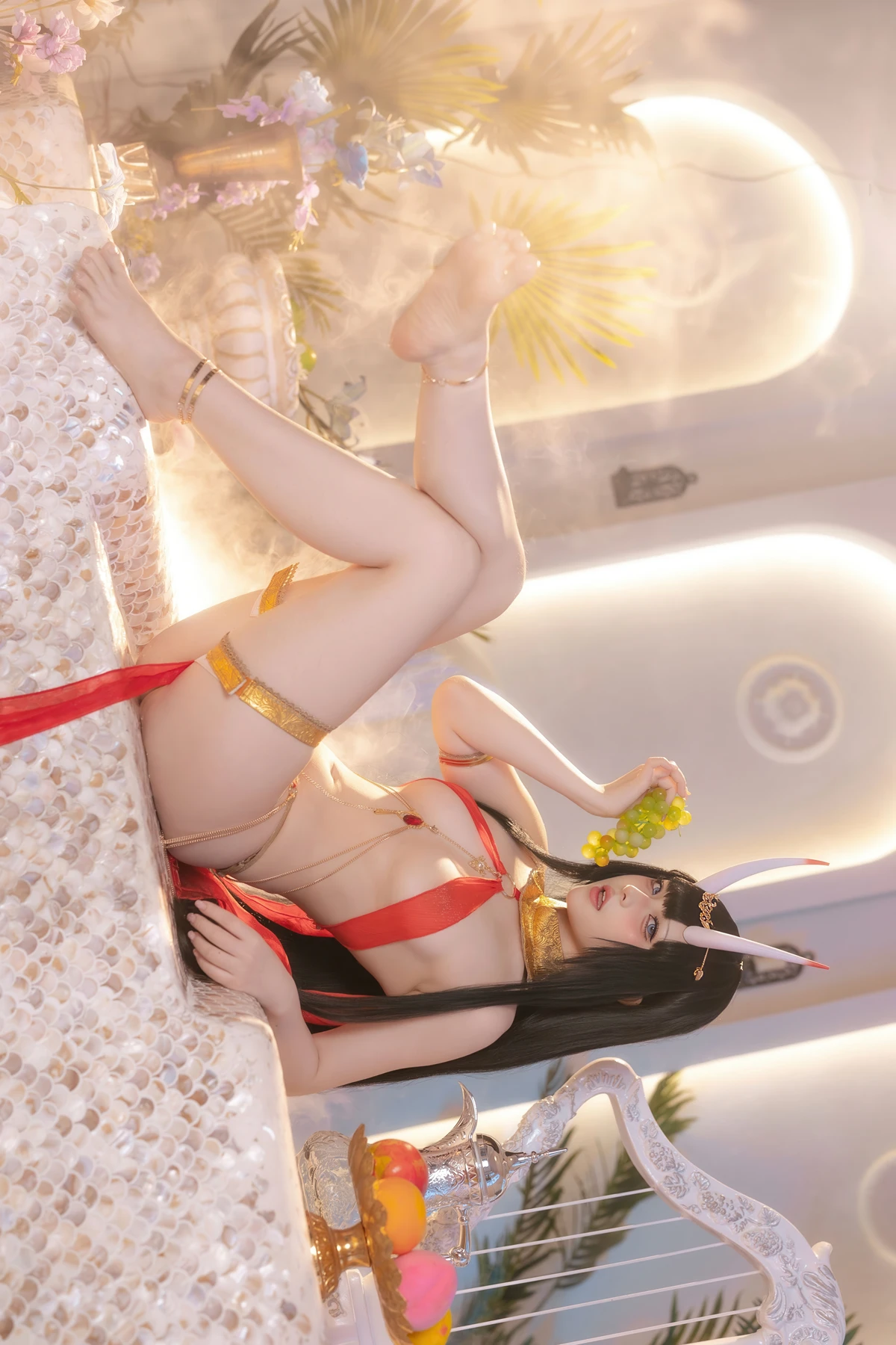 Cosplay 屿鱼 – 碧蓝航线 能代 赤纱浴影 - P5