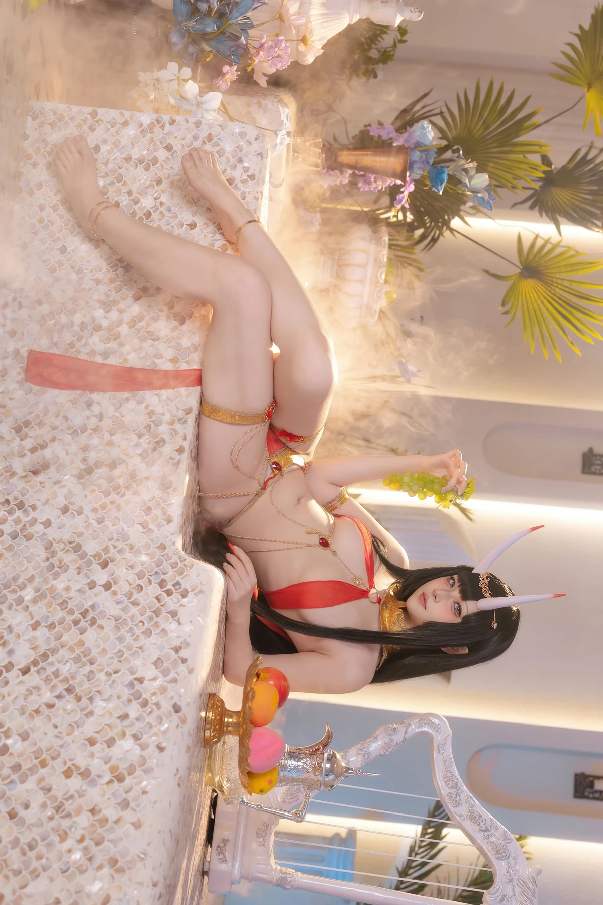 Cosplay 屿鱼 – 碧蓝航线 能代 赤纱浴影 - P7