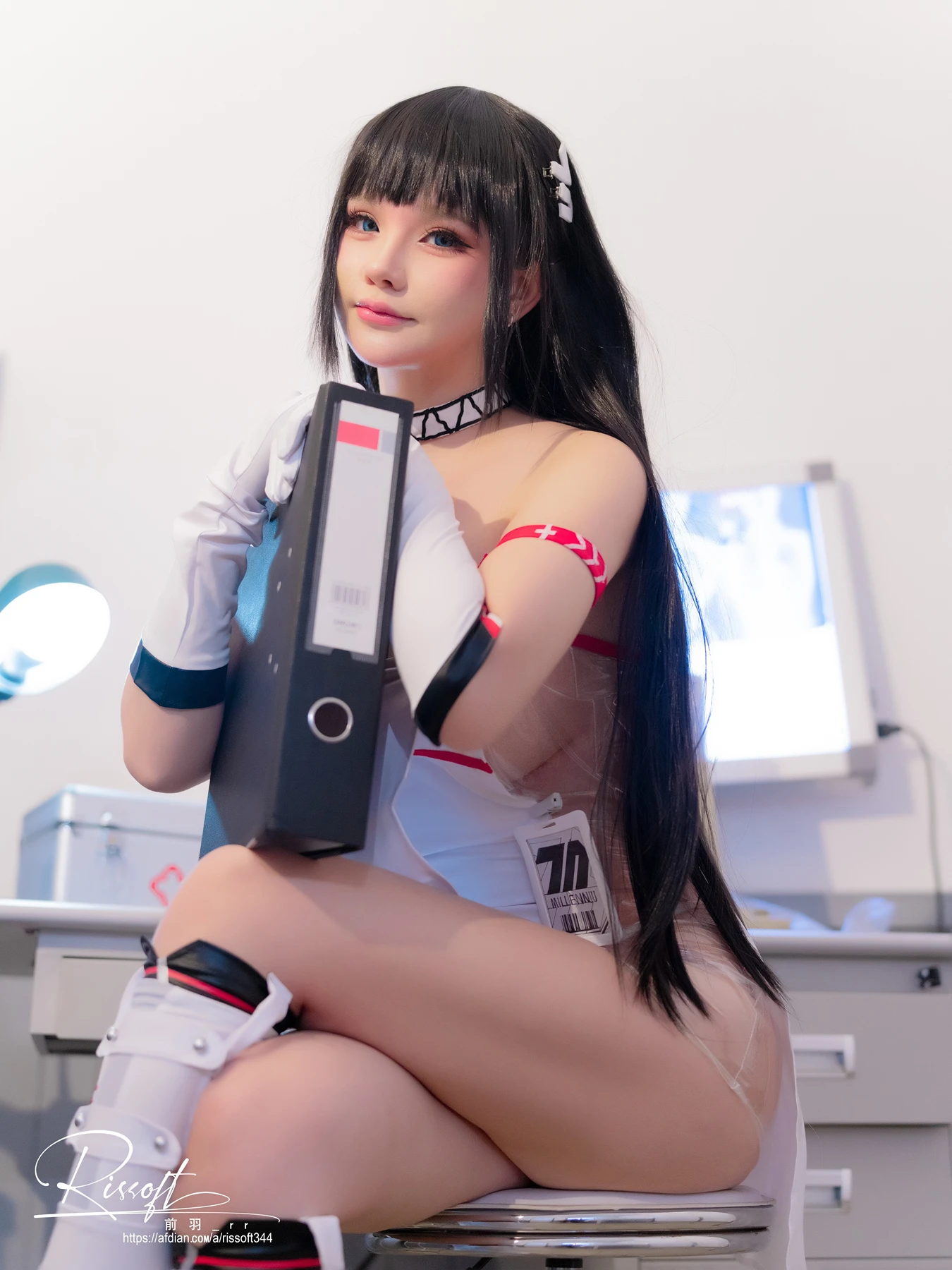 Cosplay 前羽_rr – 調月リオ Nurse .ver – ブルーアーカイブ - P2