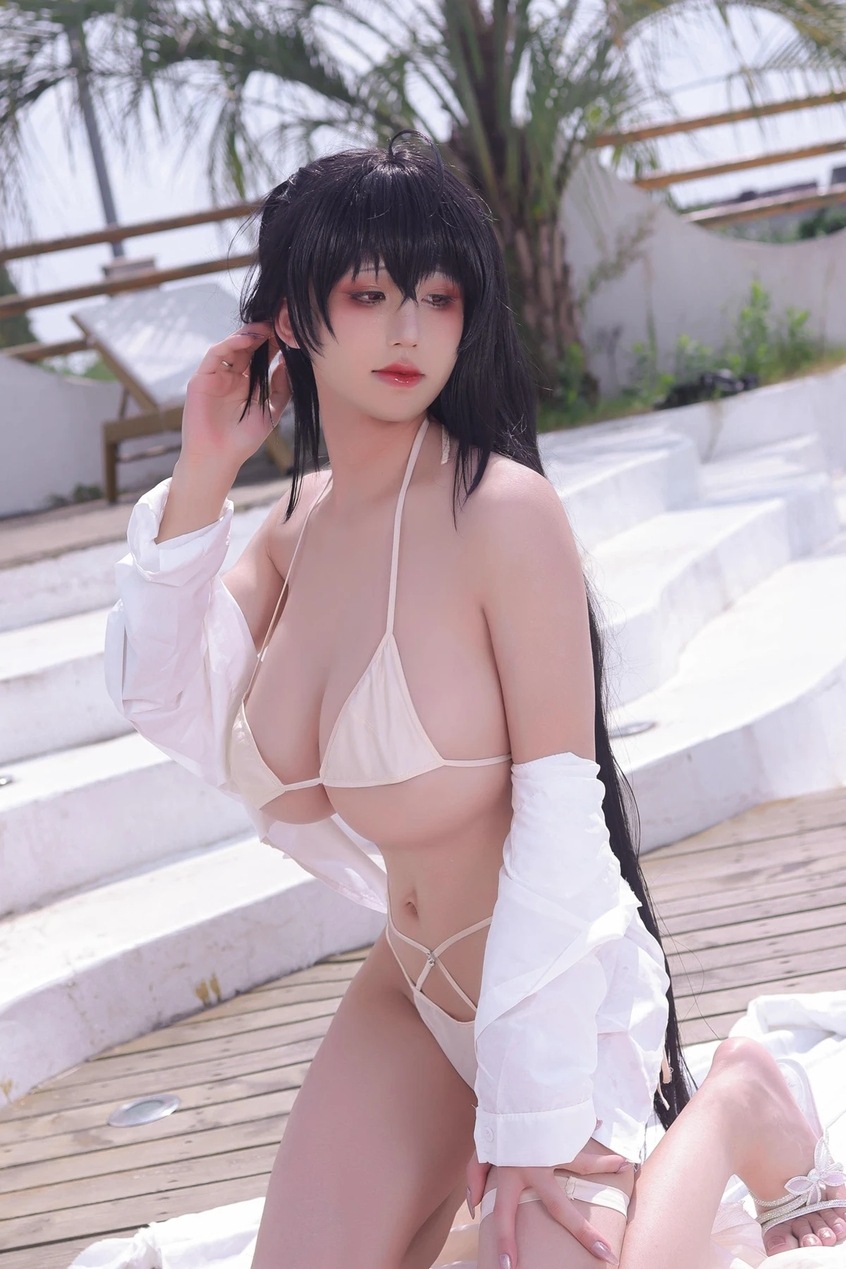 Cosplay 桜满三时 – 碧蓝航线 大凤 泳装 Set.01 - P18