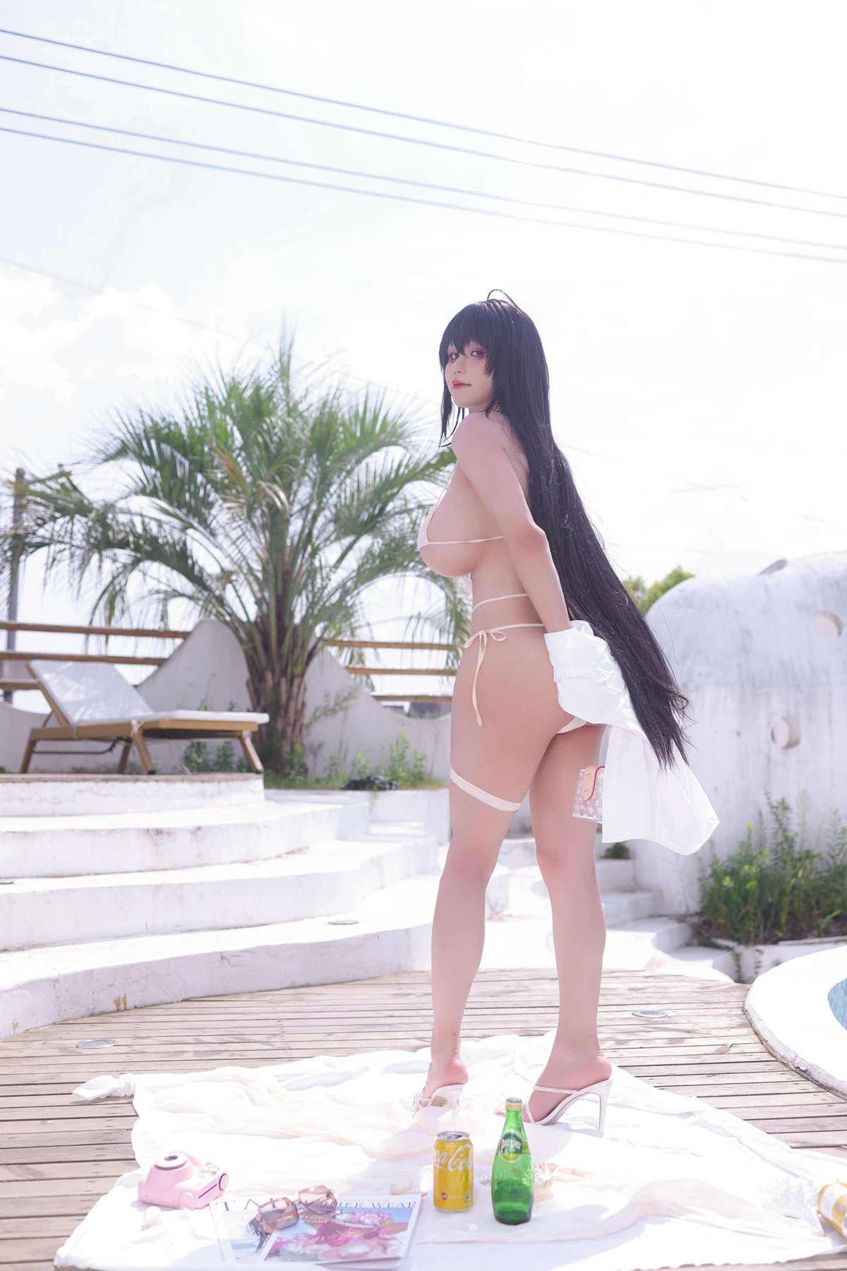 Cosplay 桜满三时 – 碧蓝航线 大凤 泳装 Set.01 - P6