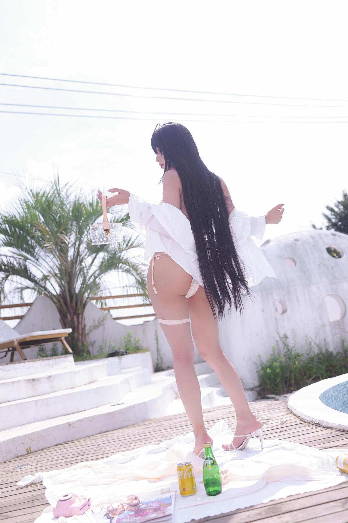 Cosplay 桜满三时 – 碧蓝航线 大凤 泳装 Set.01 - P7