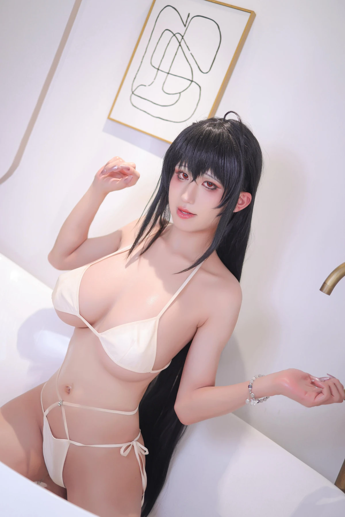 Cosplay 桜满三时 – 碧蓝航线 大凤 泳装 Set.02 - P50