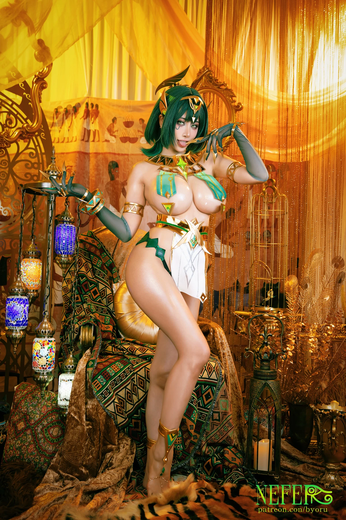 Cosplay 日本性感萝莉Byoru – 原神 Nefer 奈芙尔 - P1