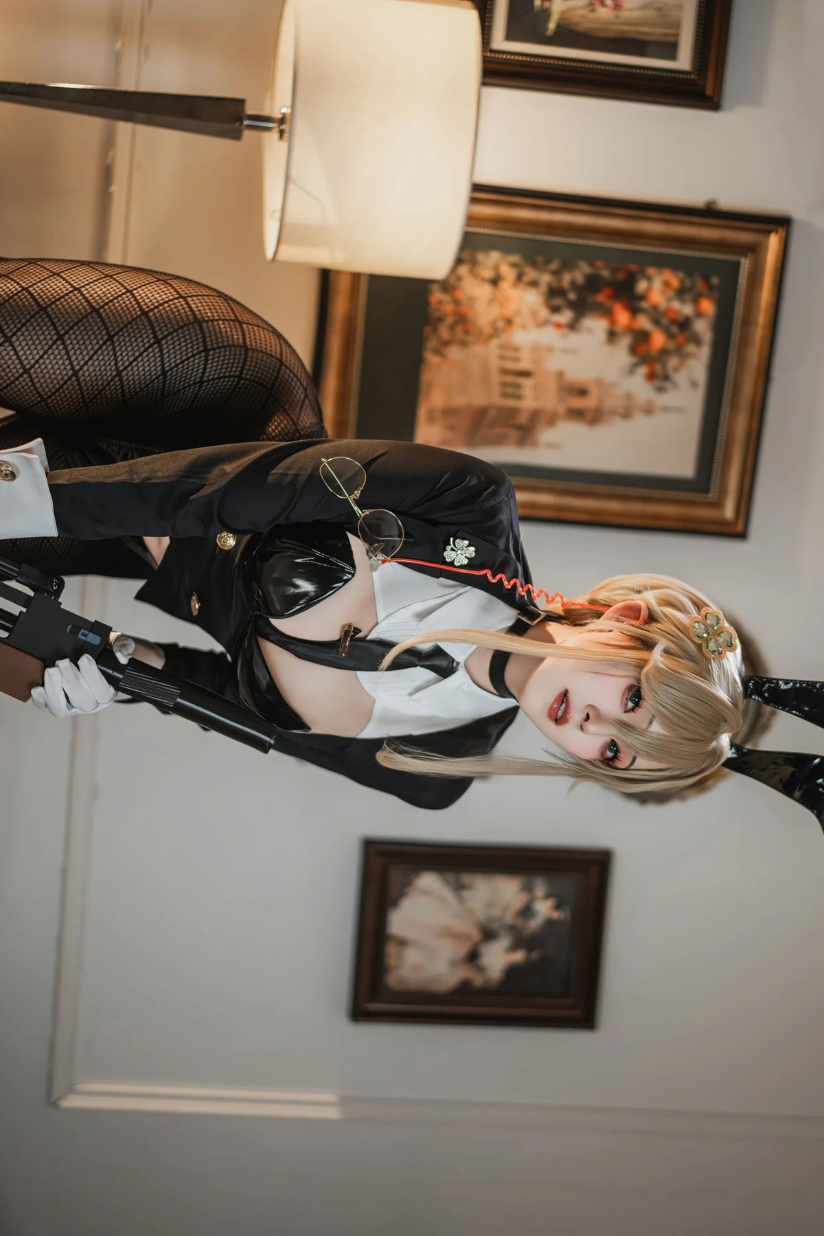 Cosplay Natsuko夏夏子 – NIKKE 爱德 特工兔女郎 - P9
