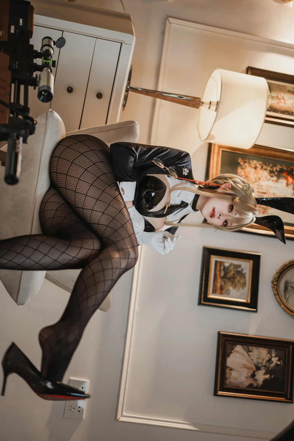 Cosplay Natsuko夏夏子 – NIKKE 爱德 特工兔女郎 - P17