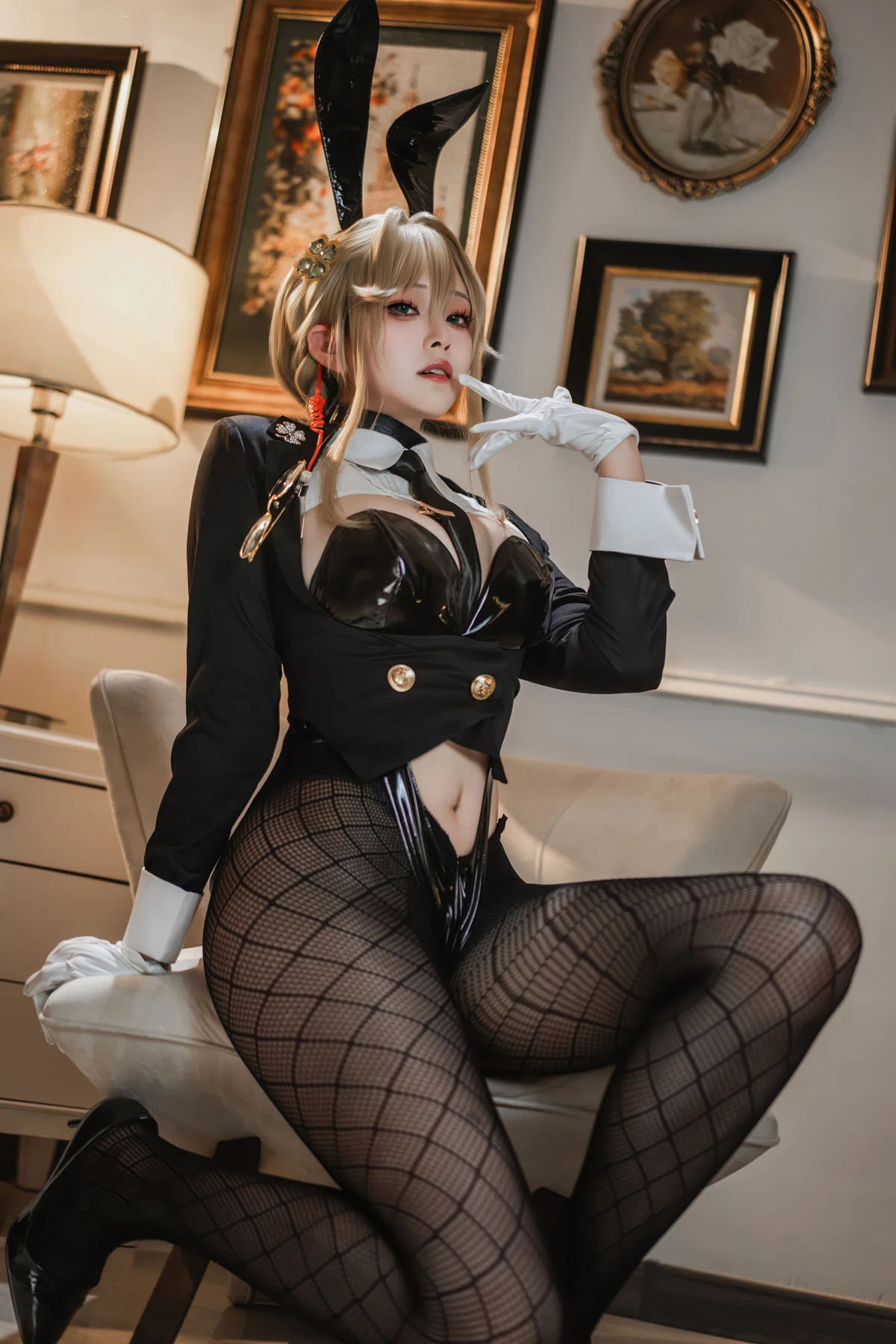 Cosplay Natsuko夏夏子 – NIKKE 爱德 特工兔女郎 - P22