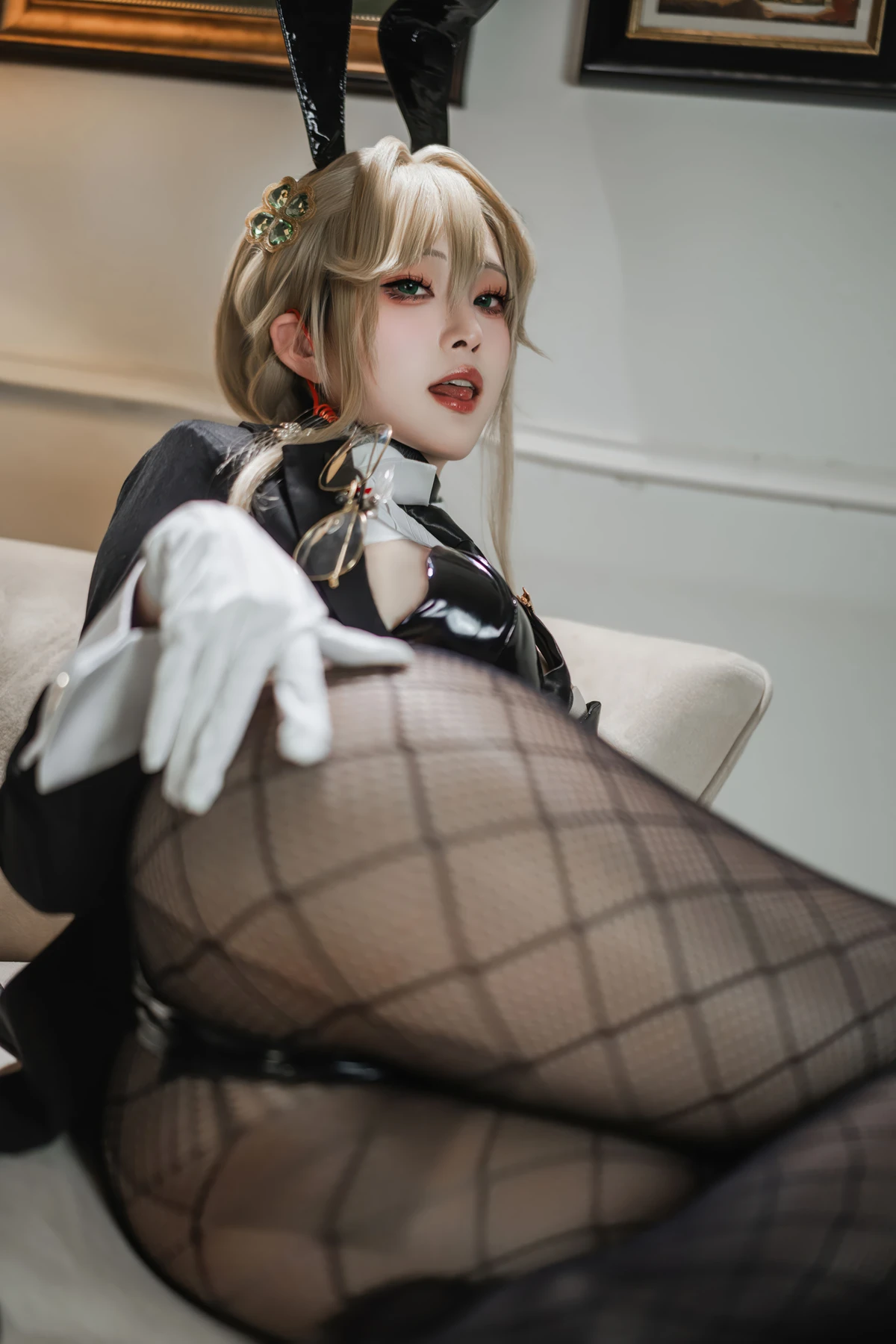 Cosplay Natsuko夏夏子 – NIKKE 爱德 特工兔女郎 - P29