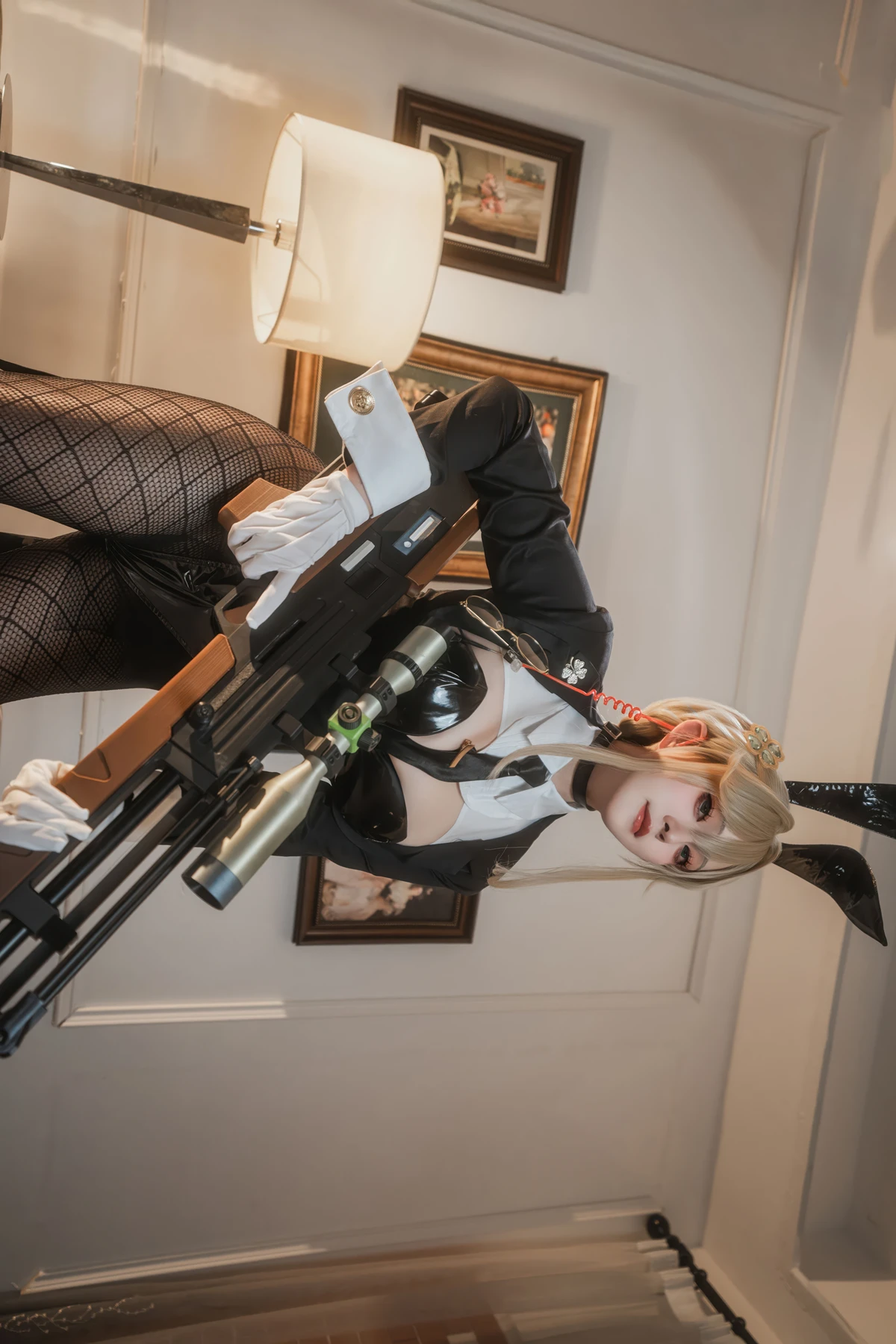 Cosplay Natsuko夏夏子 – NIKKE 爱德 特工兔女郎 - P3