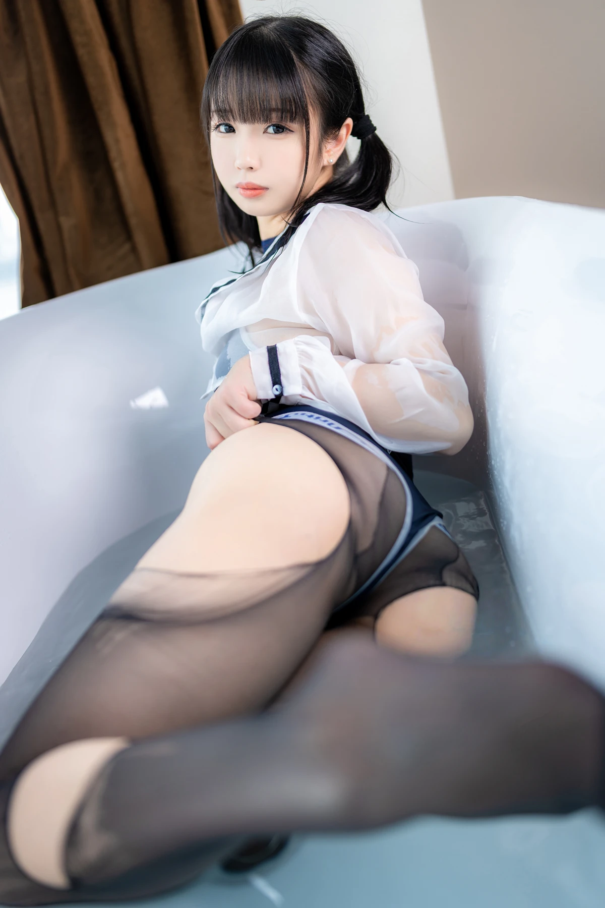 Cosplay 十万珍吱伏特 – 香川澪 碧波·浴缸死库水 - P50
