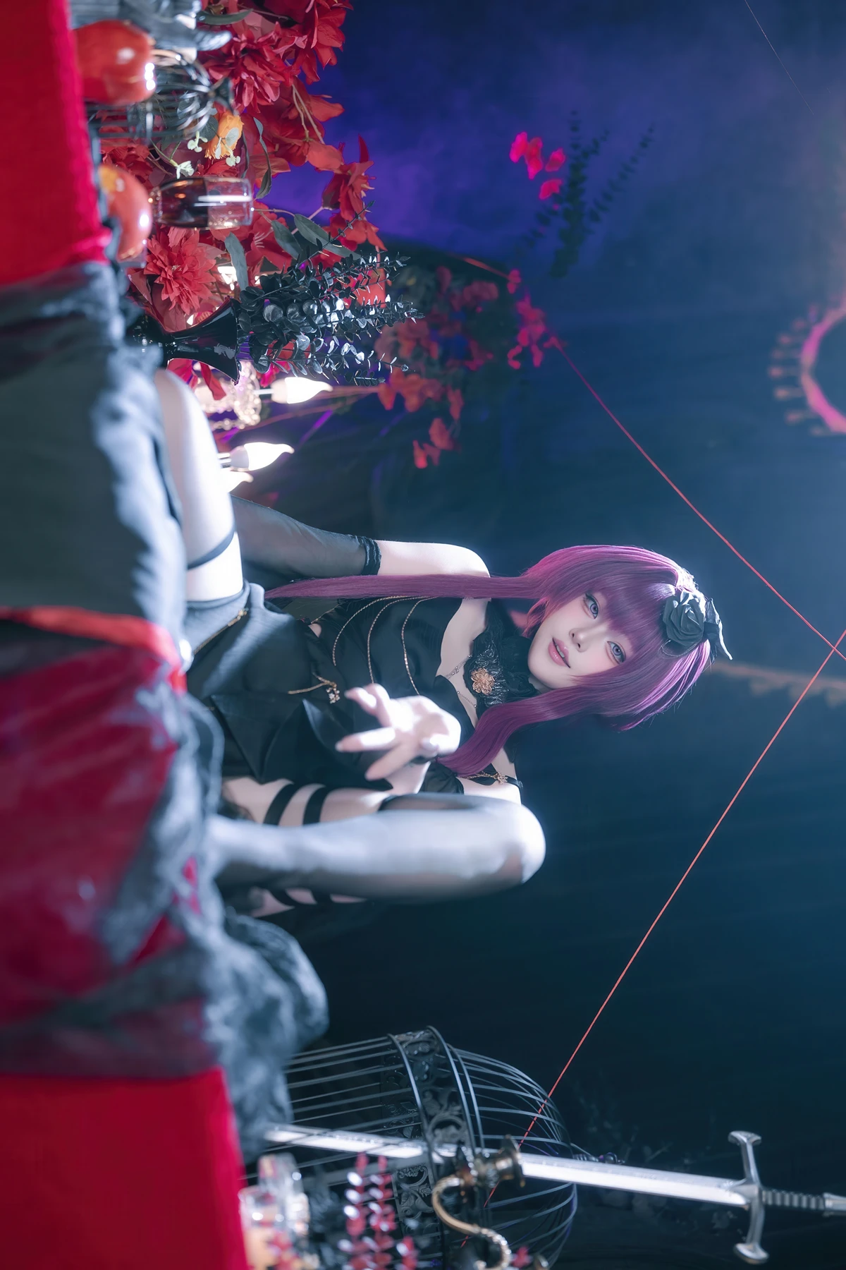 Cosplay 屿鱼 – 崩坏 星穹铁道 卡芙卡 缚月之夜 - P13