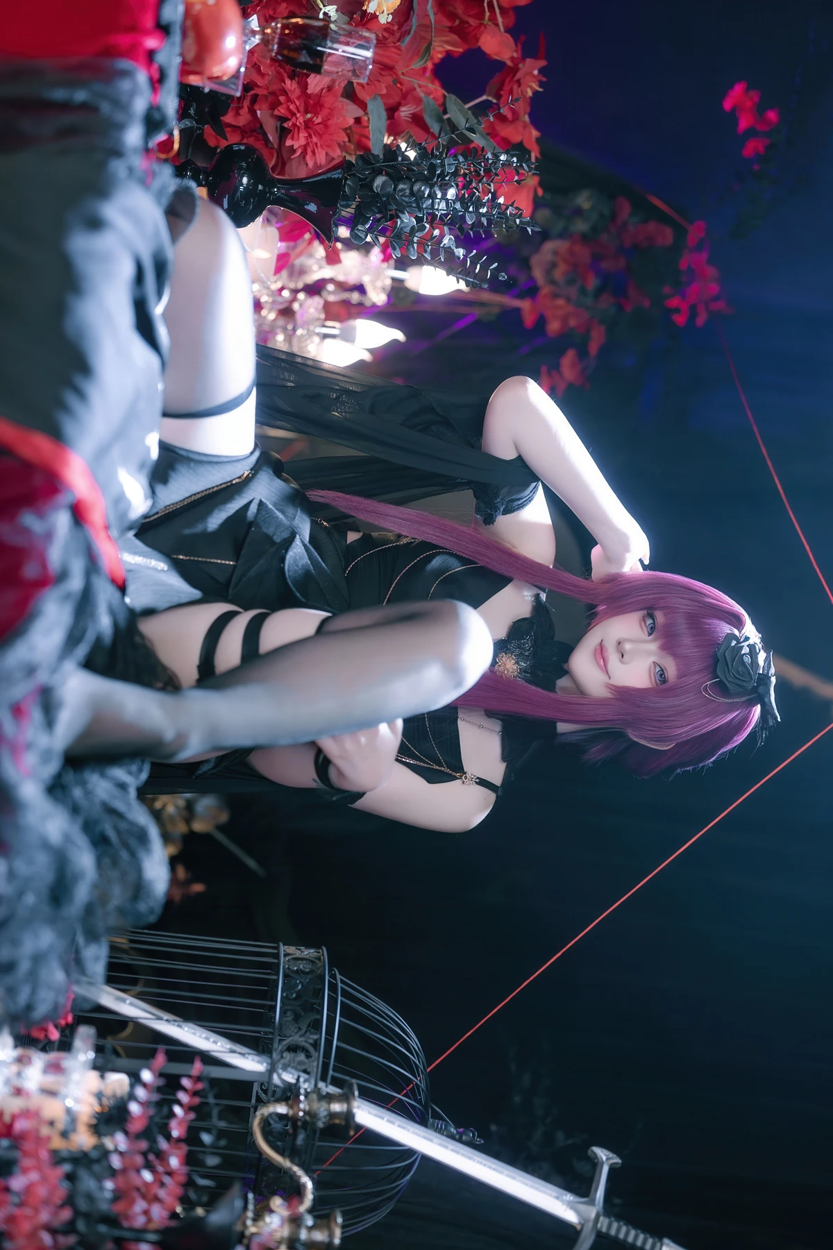 Cosplay 屿鱼 – 崩坏 星穹铁道 卡芙卡 缚月之夜 - P14