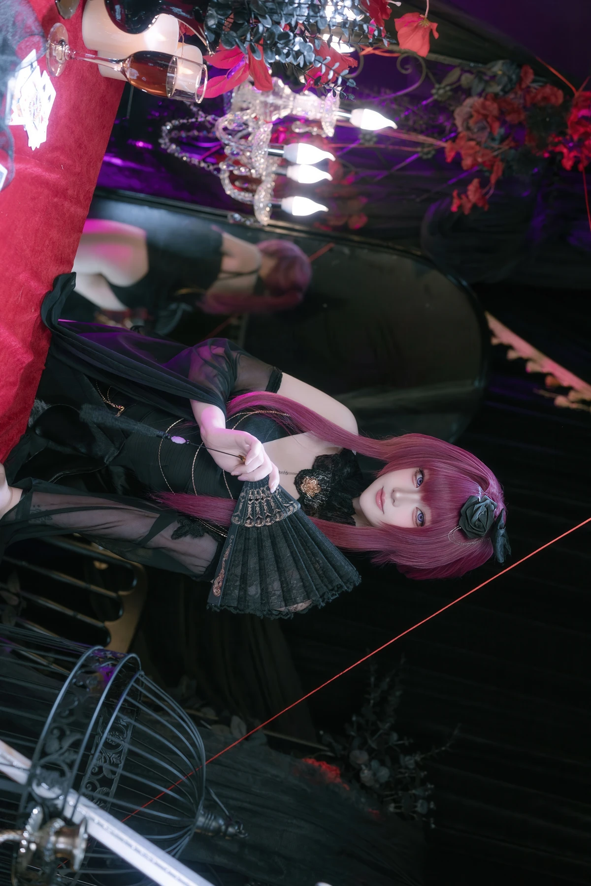 Cosplay 屿鱼 – 崩坏 星穹铁道 卡芙卡 缚月之夜 - P3