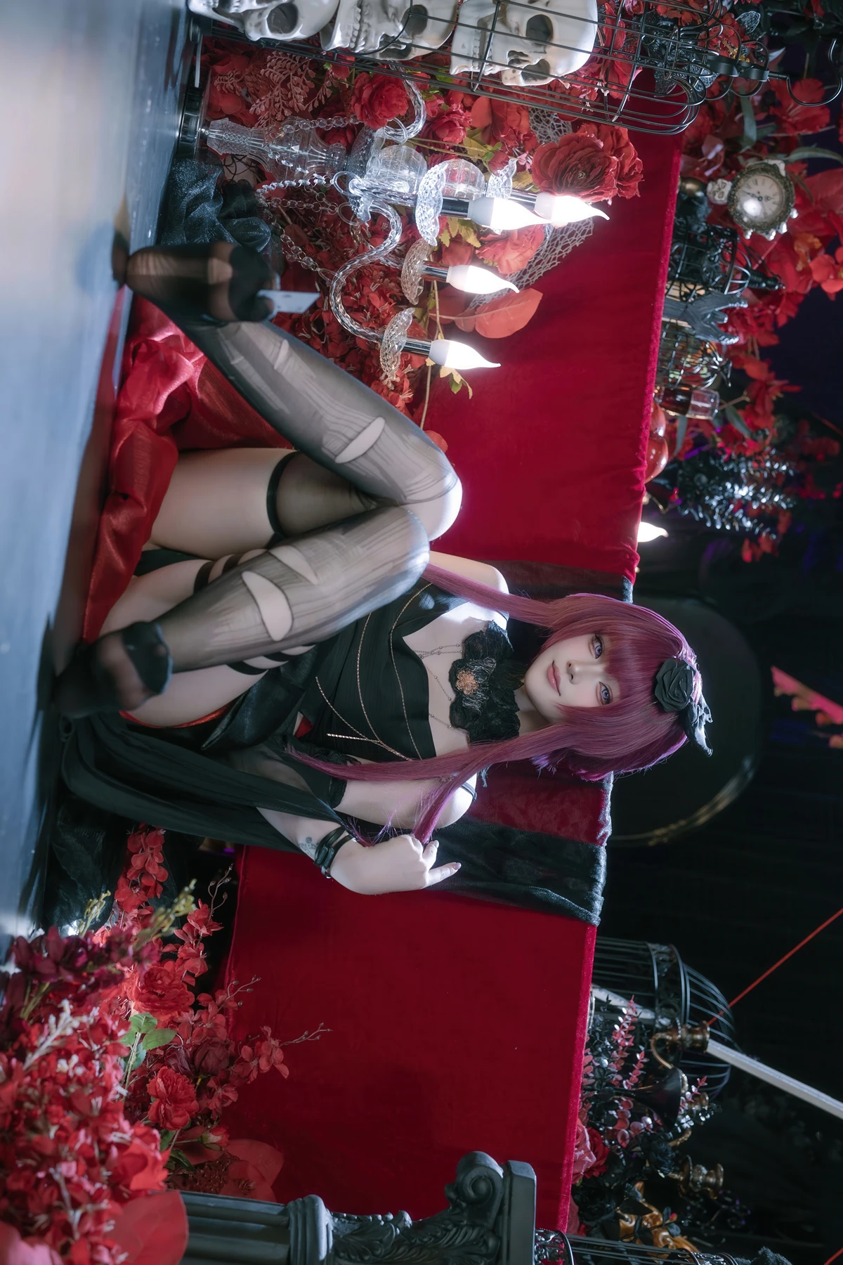 Cosplay 屿鱼 – 崩坏 星穹铁道 卡芙卡 缚月之夜 - P43