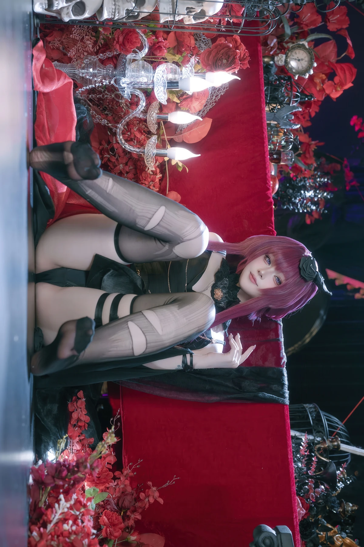 Cosplay 屿鱼 – 崩坏 星穹铁道 卡芙卡 缚月之夜 - P44