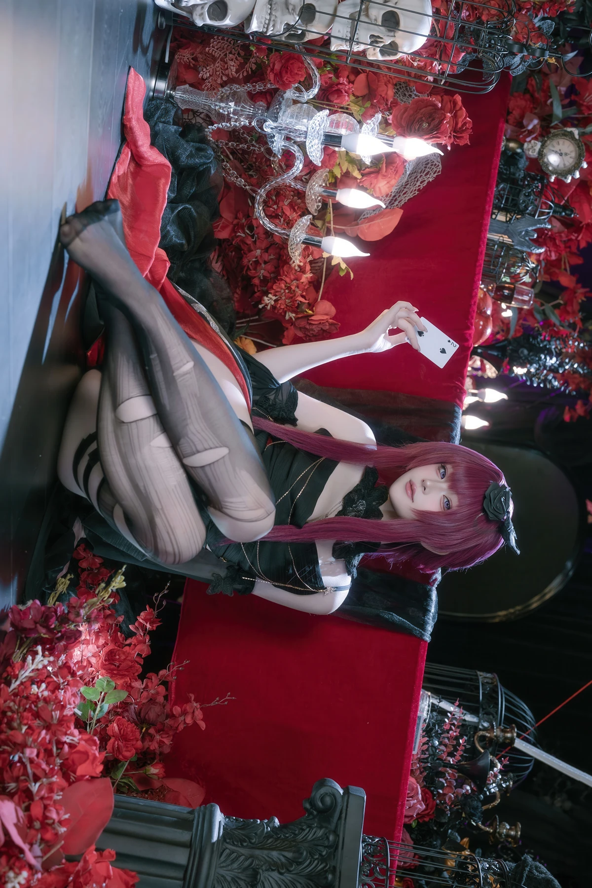 Cosplay 屿鱼 – 崩坏 星穹铁道 卡芙卡 缚月之夜 - P46