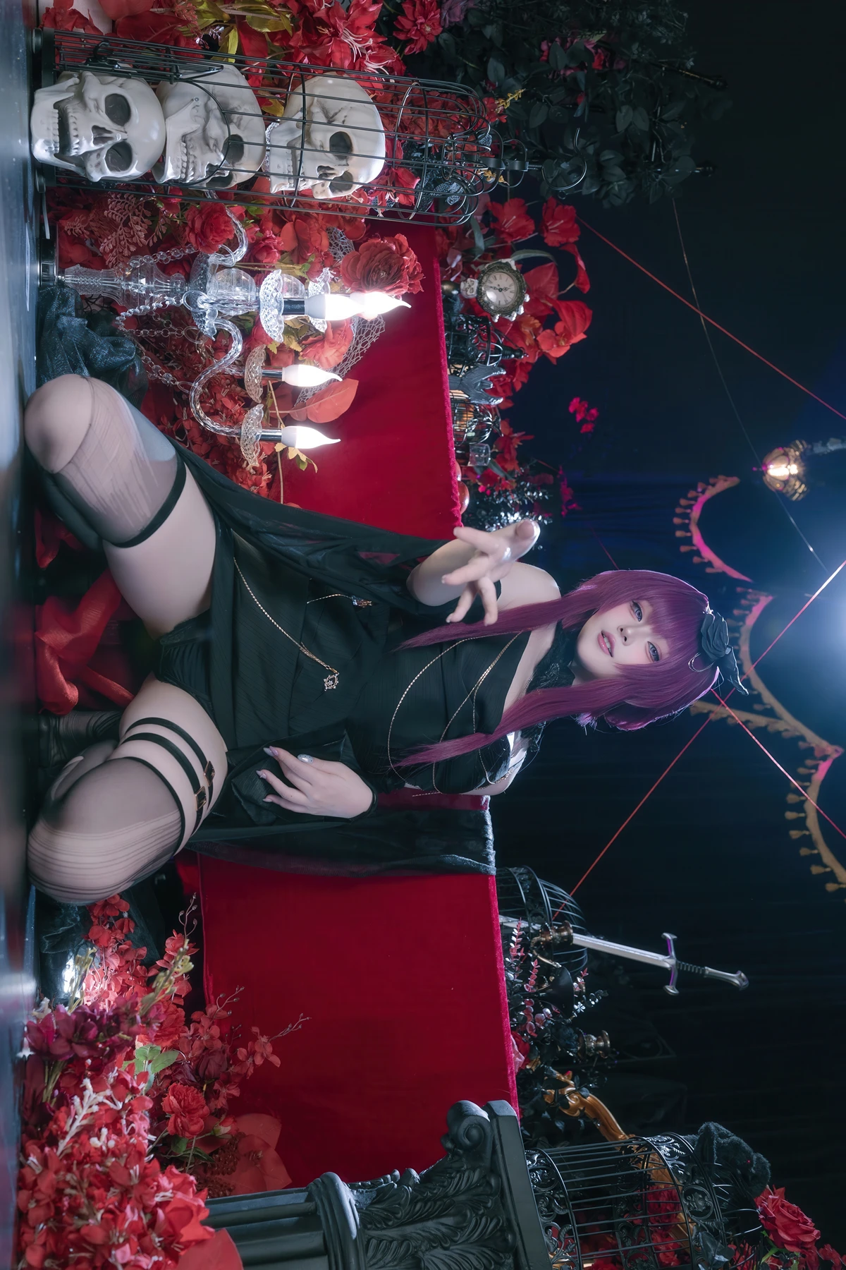 Cosplay 屿鱼 – 崩坏 星穹铁道 卡芙卡 缚月之夜 - P48