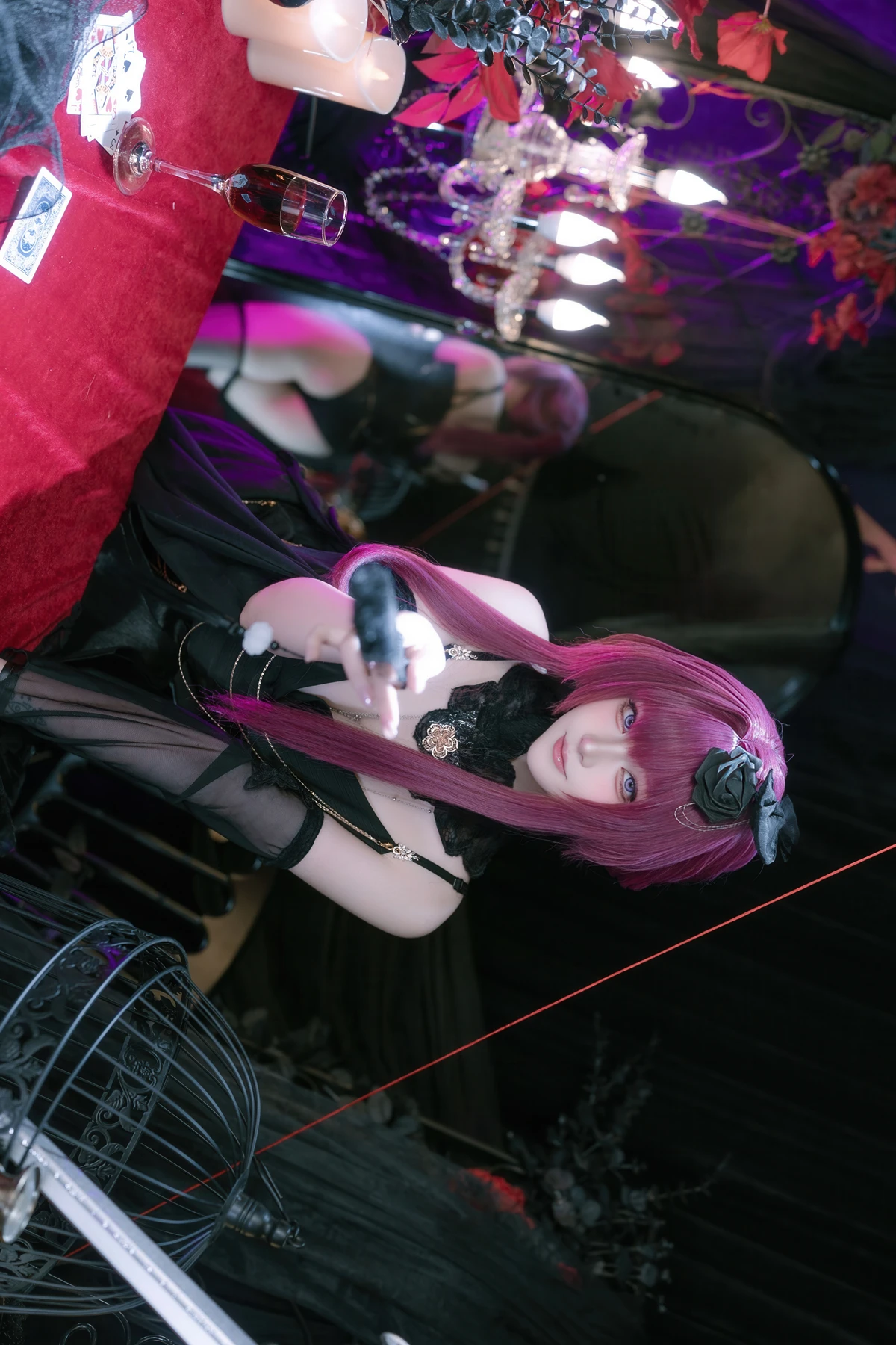 Cosplay 屿鱼 – 崩坏 星穹铁道 卡芙卡 缚月之夜 - P4