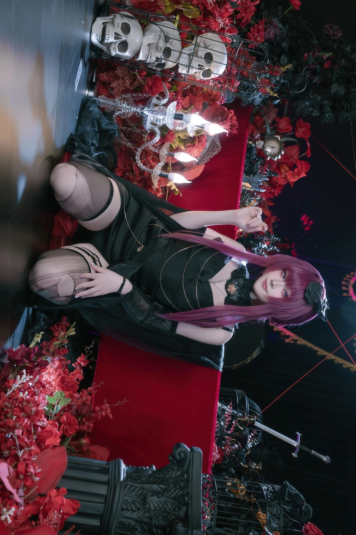 Cosplay 屿鱼 – 崩坏 星穹铁道 卡芙卡 缚月之夜 - P49