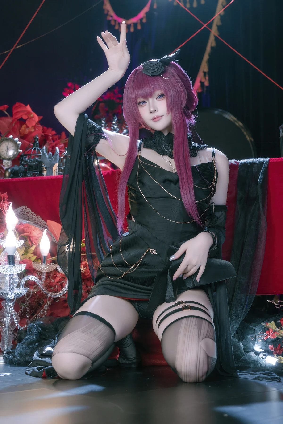 Cosplay 屿鱼 – 崩坏 星穹铁道 卡芙卡 缚月之夜 - P50