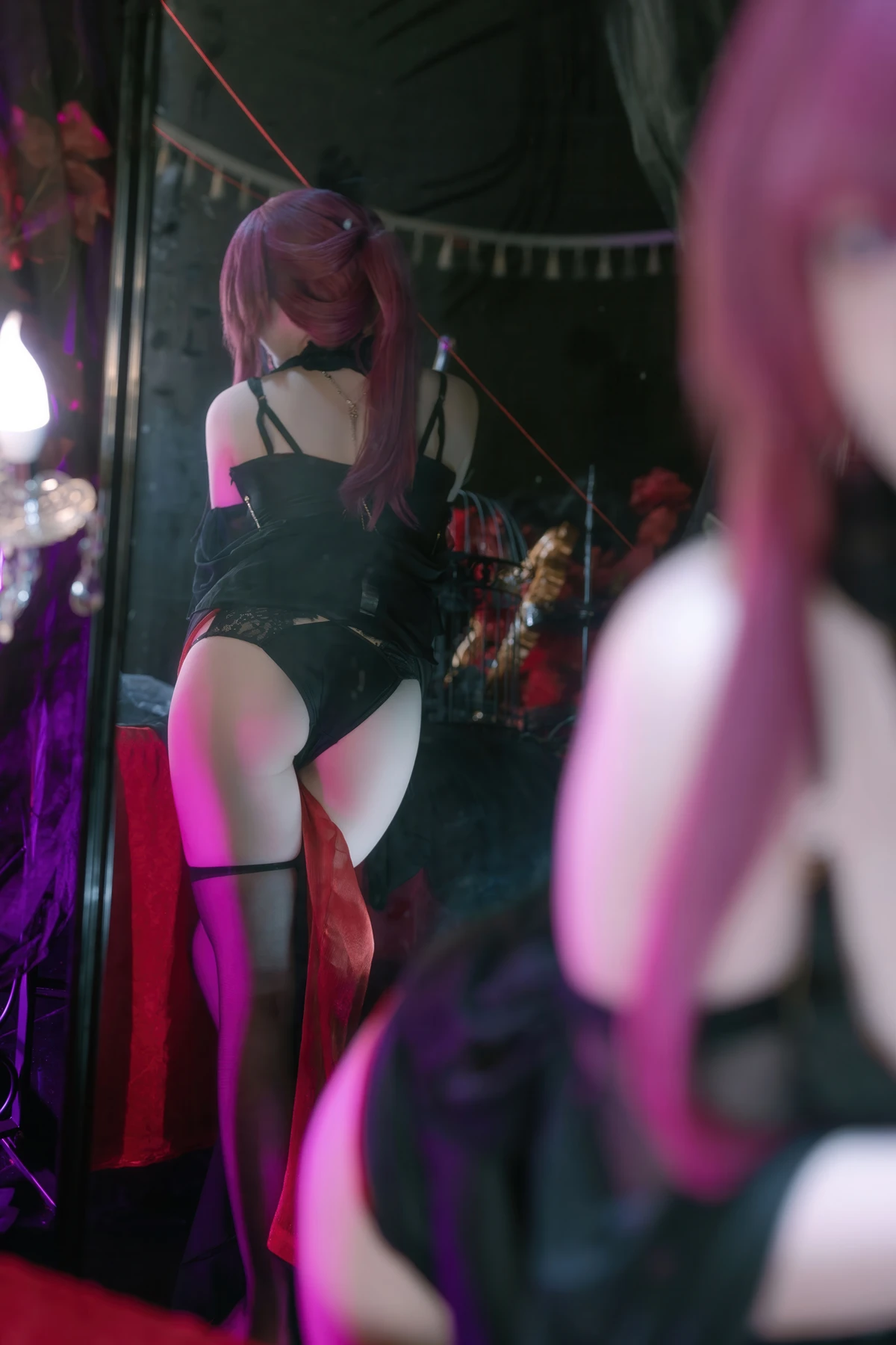 Cosplay 屿鱼 – 崩坏 星穹铁道 卡芙卡 缚月之夜 - P6