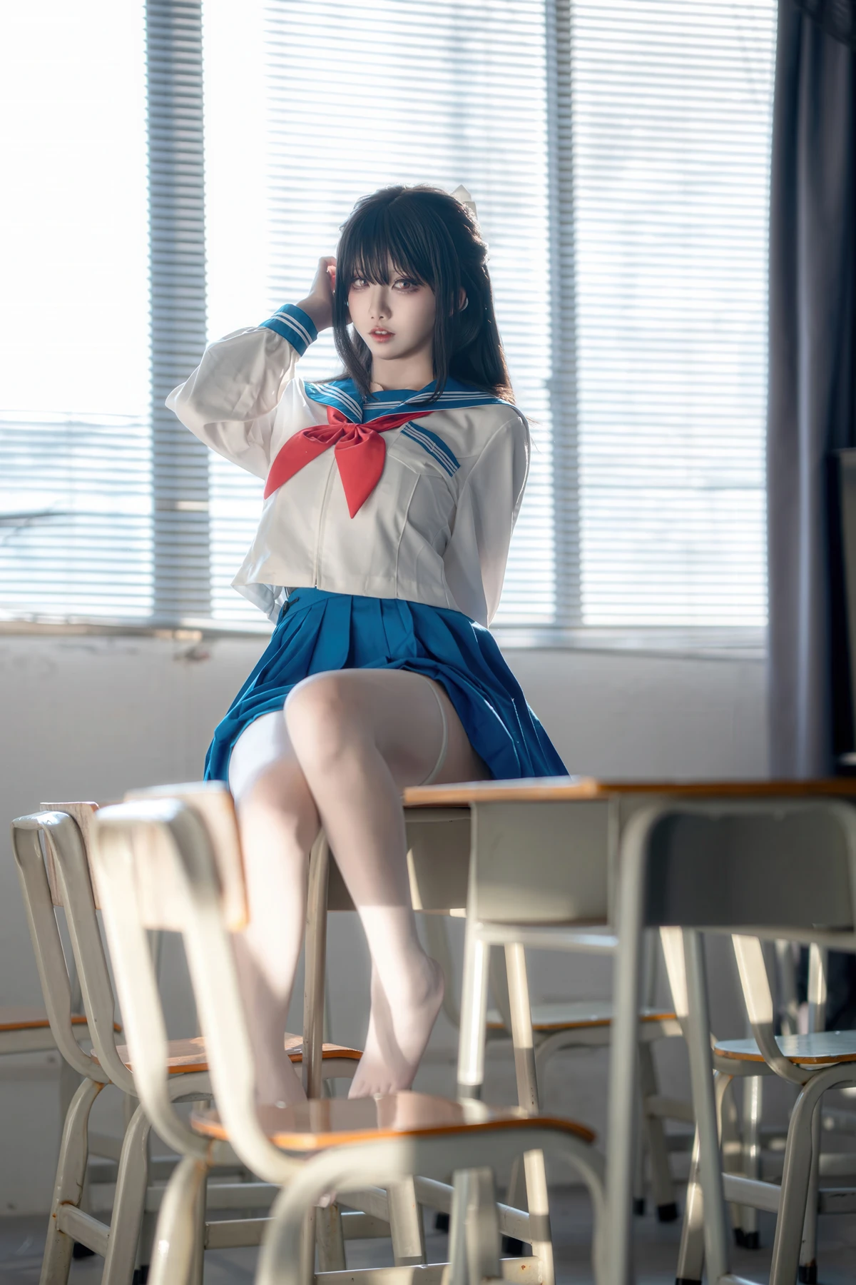 Cosplay 纸悦Etsu_ko – 水手服兔女郎 - P1