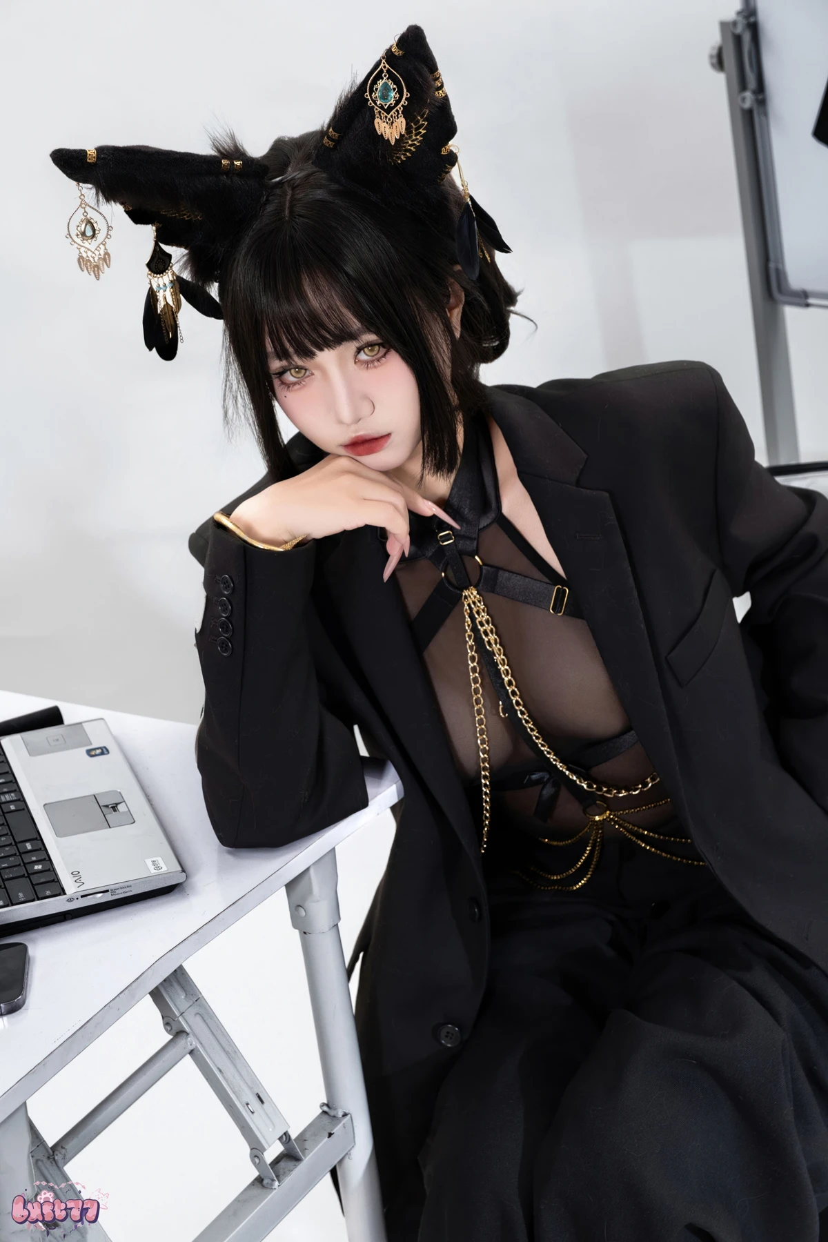 Cosplay 柒柒要乖哦 – 黑·阿努比斯 Set.02 - P9