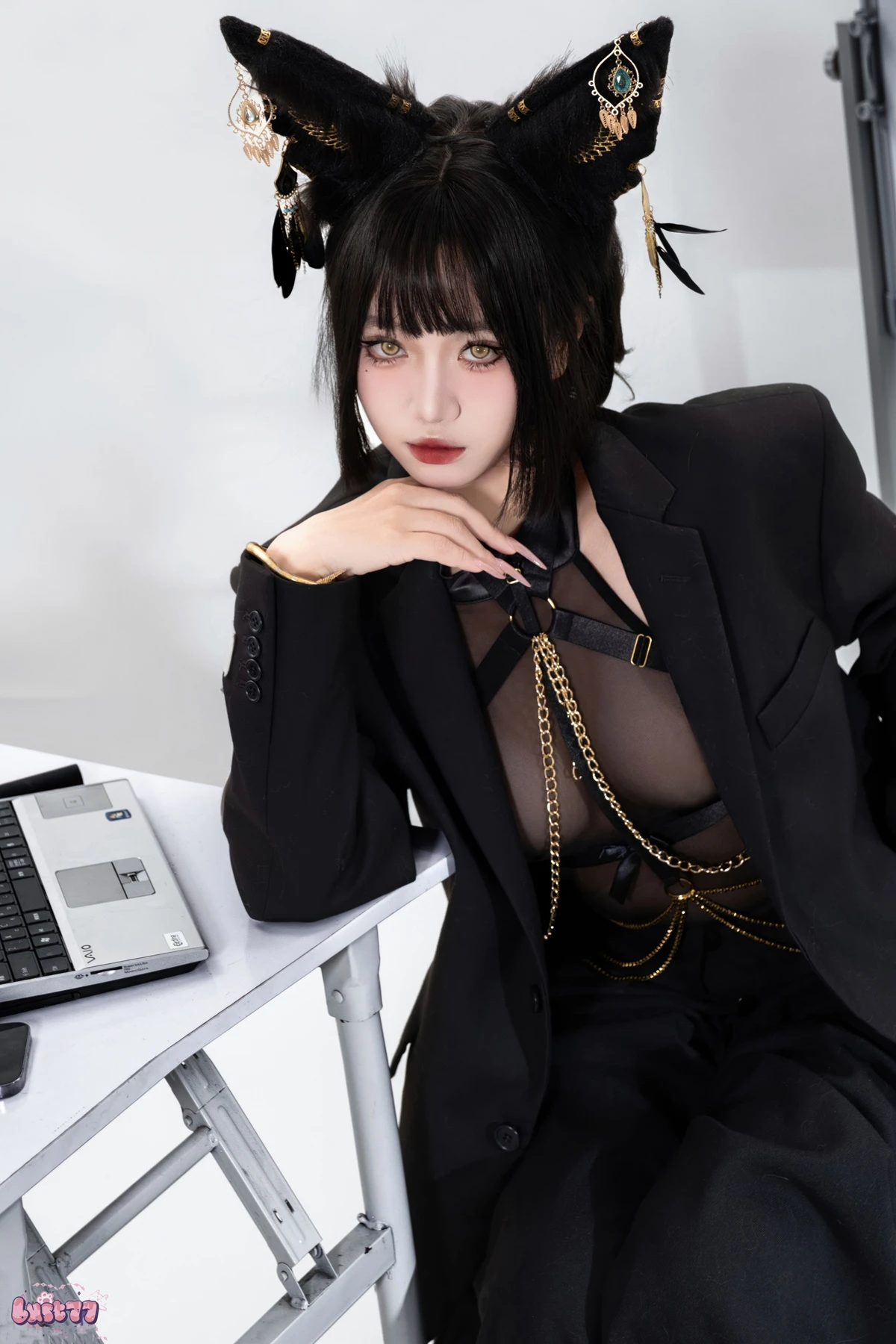 Cosplay 柒柒要乖哦 – 黑·阿努比斯 Set.02 - P10