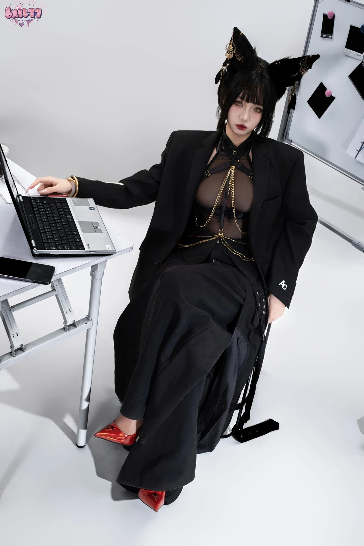 Cosplay 柒柒要乖哦 – 黑·阿努比斯 Set.02 - P15
