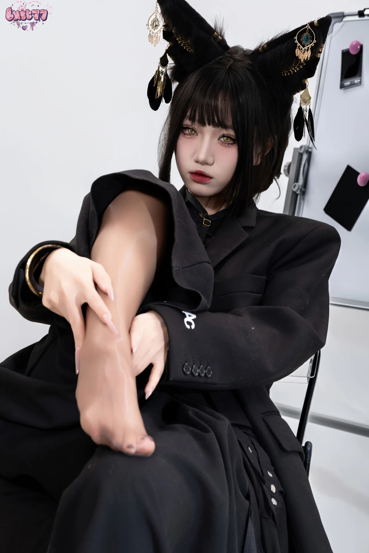Cosplay 柒柒要乖哦 – 黑·阿努比斯 Set.02 - P5