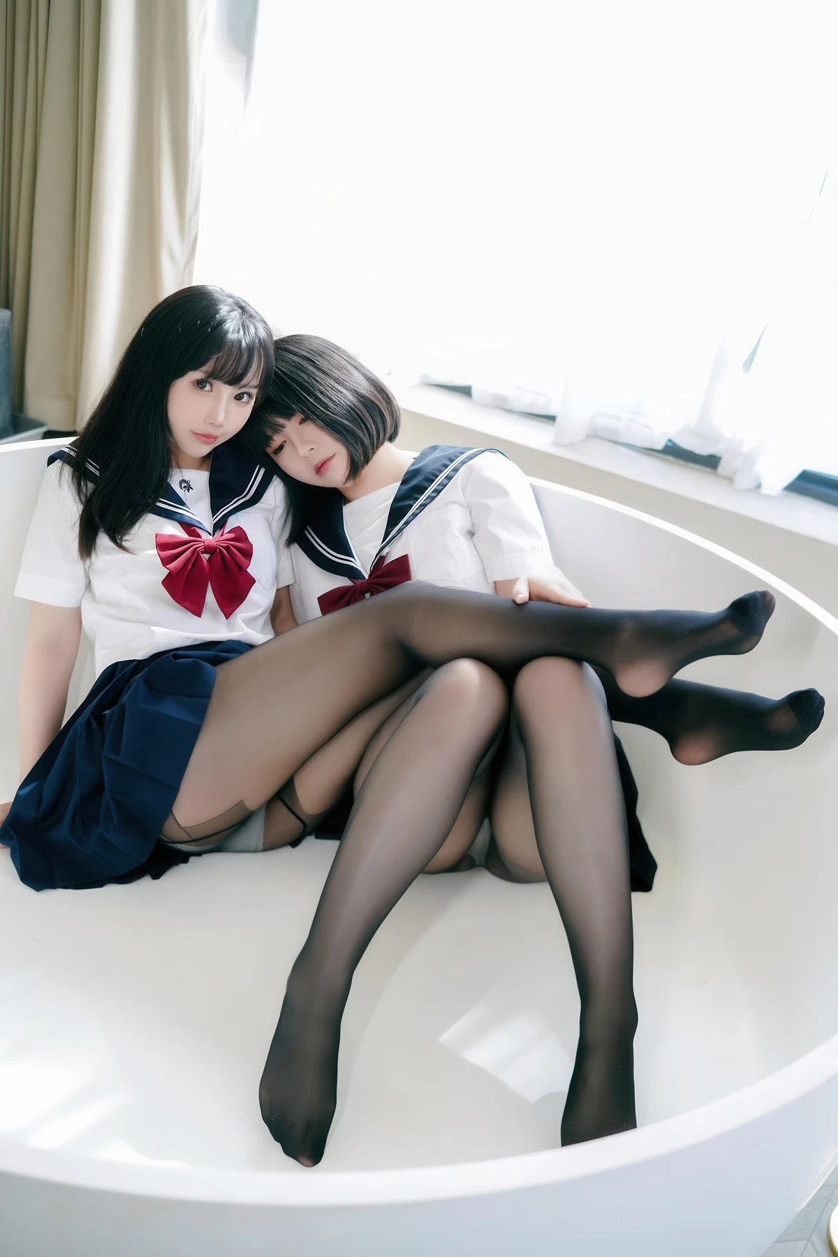 Cosplay 面饼仙儿 & 半半子 – 少女幻想の刻 - P17