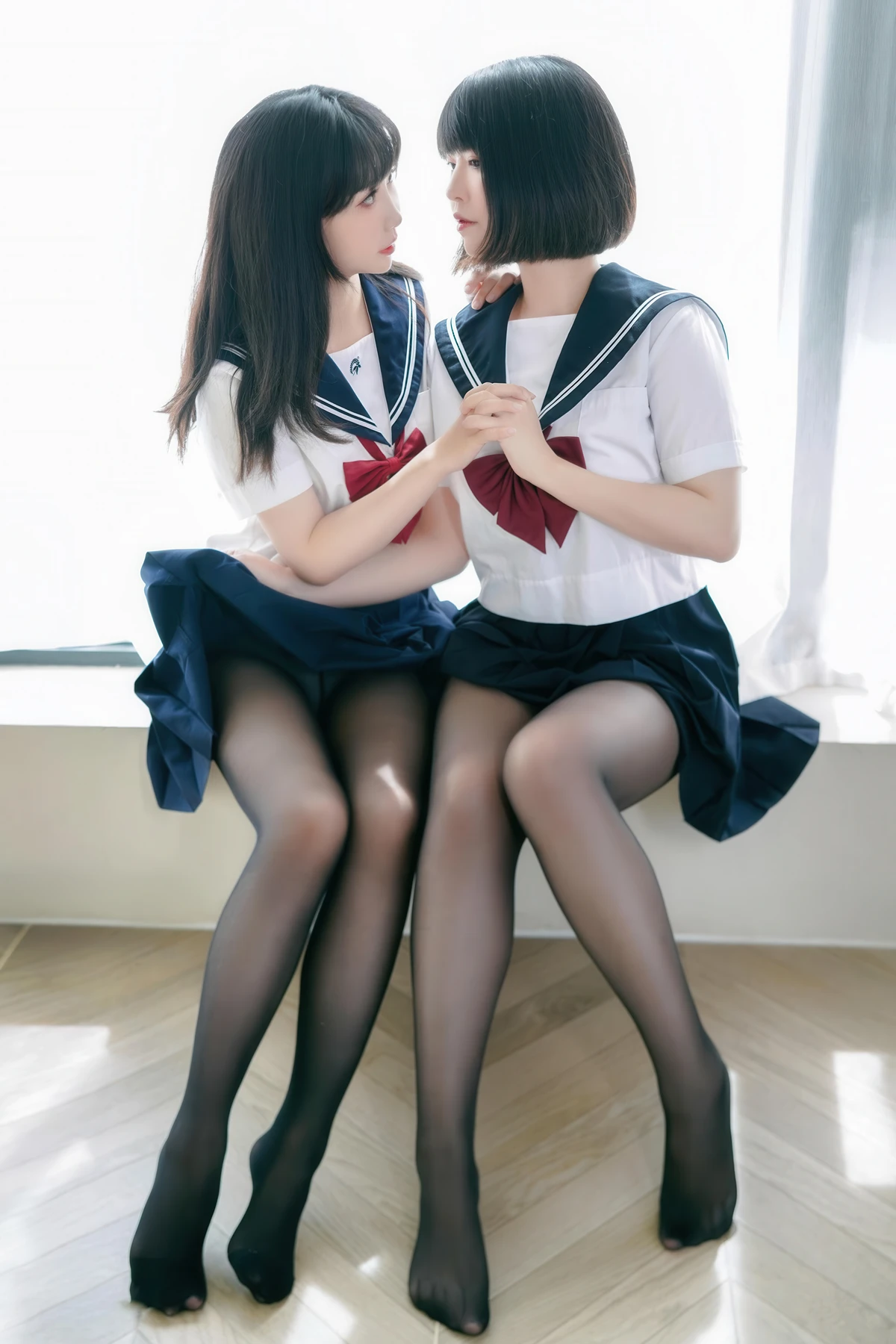 Cosplay 面饼仙儿 & 半半子 – 少女幻想の刻 - P5